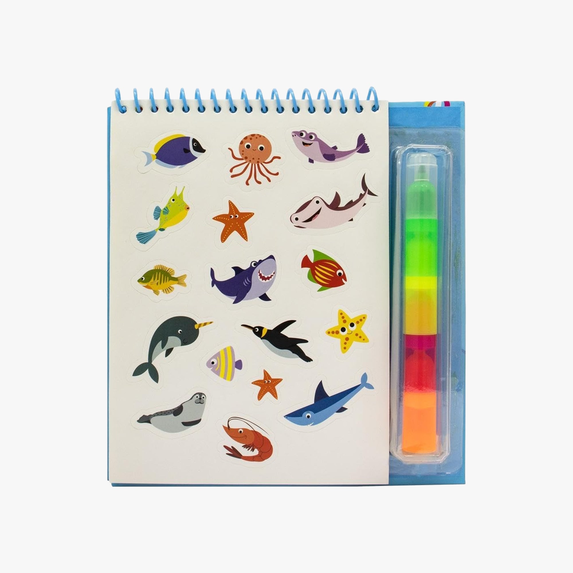 Livro de colorir Canetinha Vida Marinha