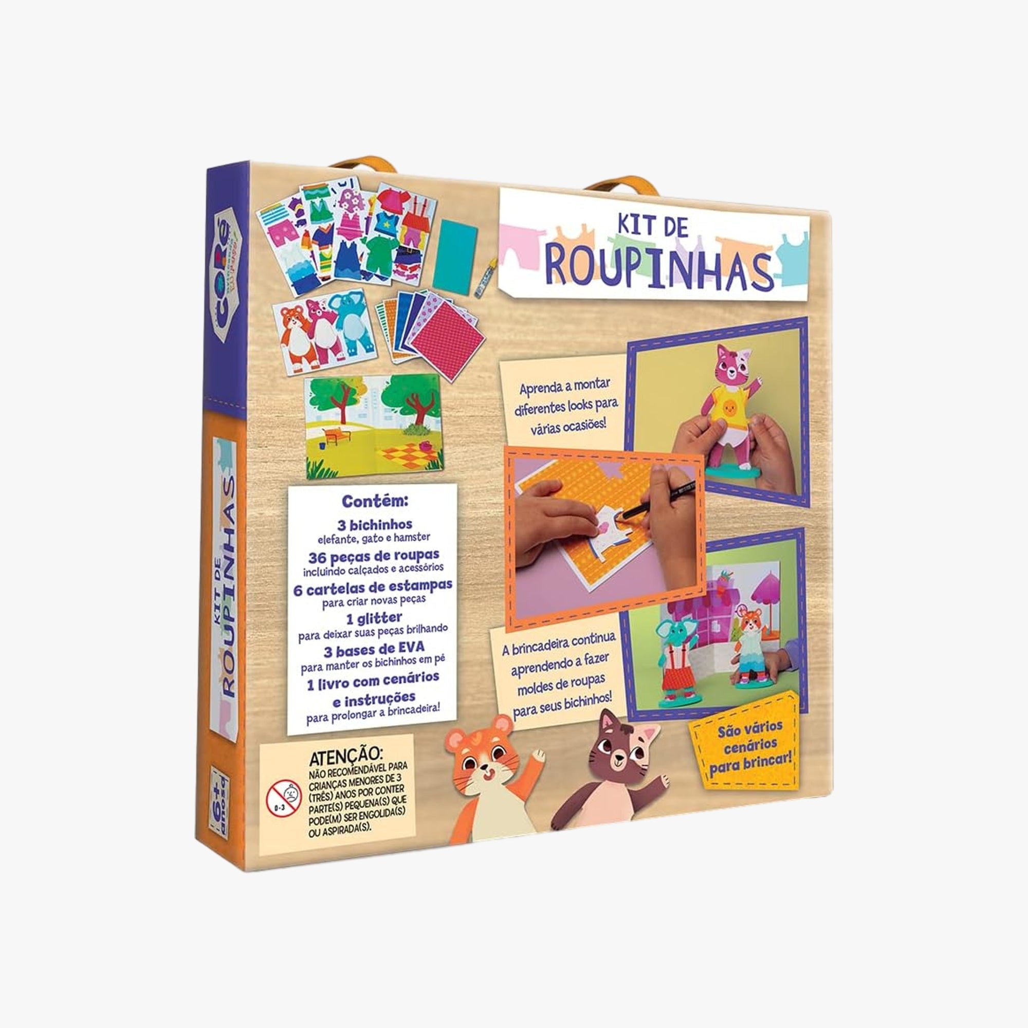 Brinquedo Fazendo Arte Kit de Roupinhas Toyster