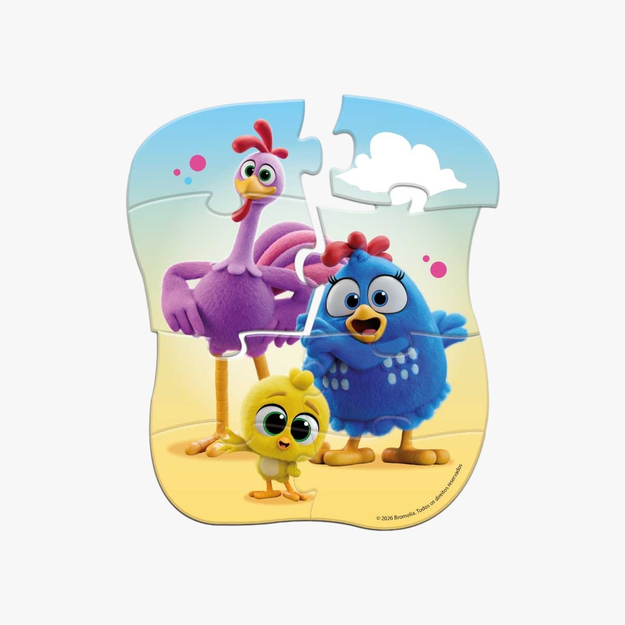 Quebra-Cabeça Infantil Progressivo da Galinha Pintadinha