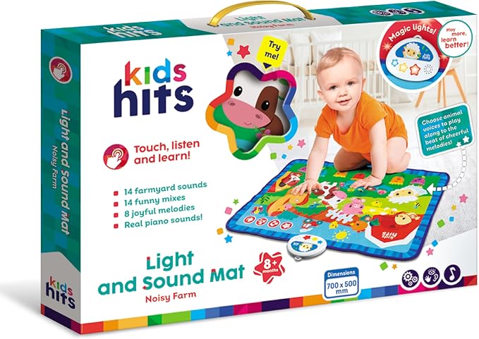 Tapete Infantil Com Luz e Som - Vaquinha