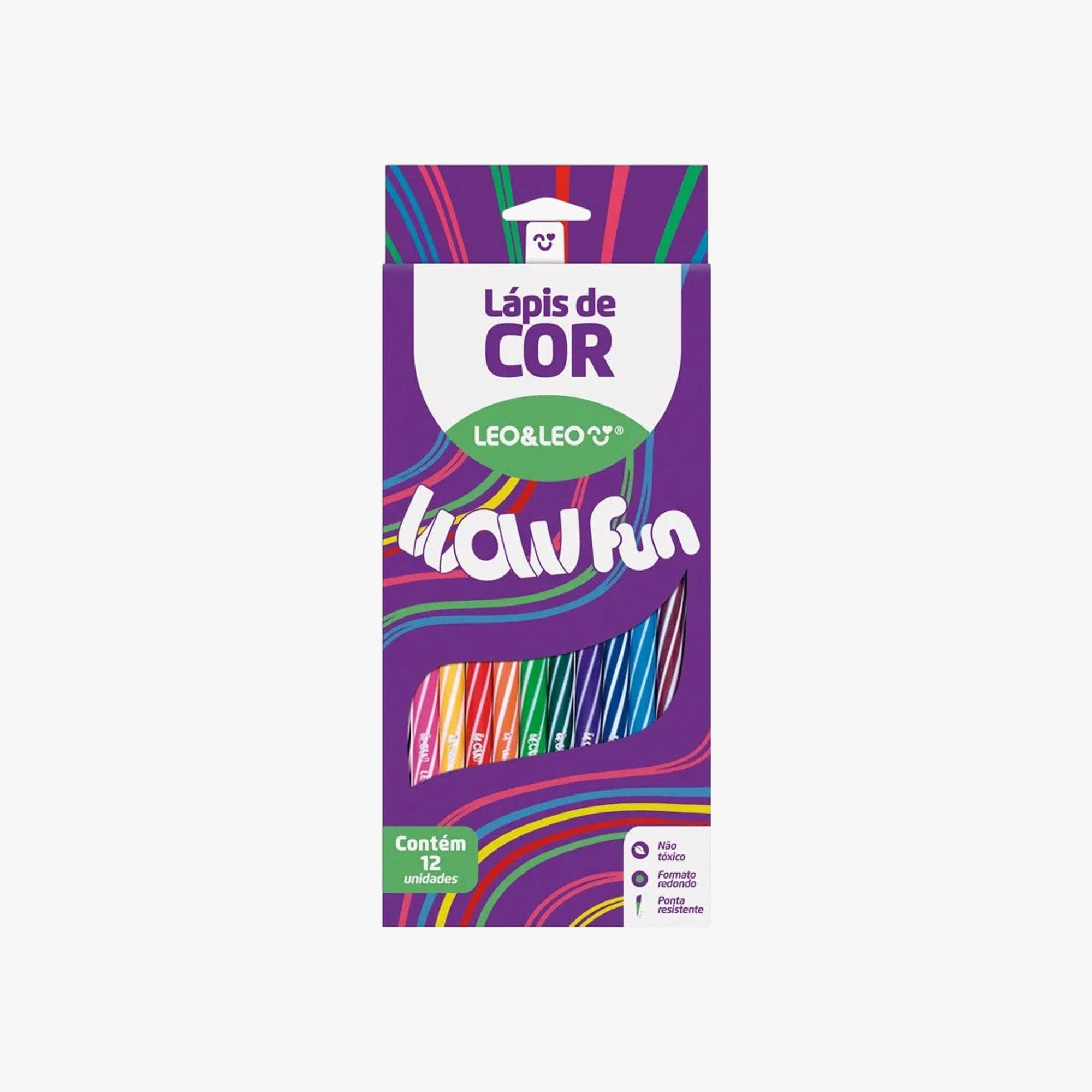 Lápis De Cor Wow 12 Cores