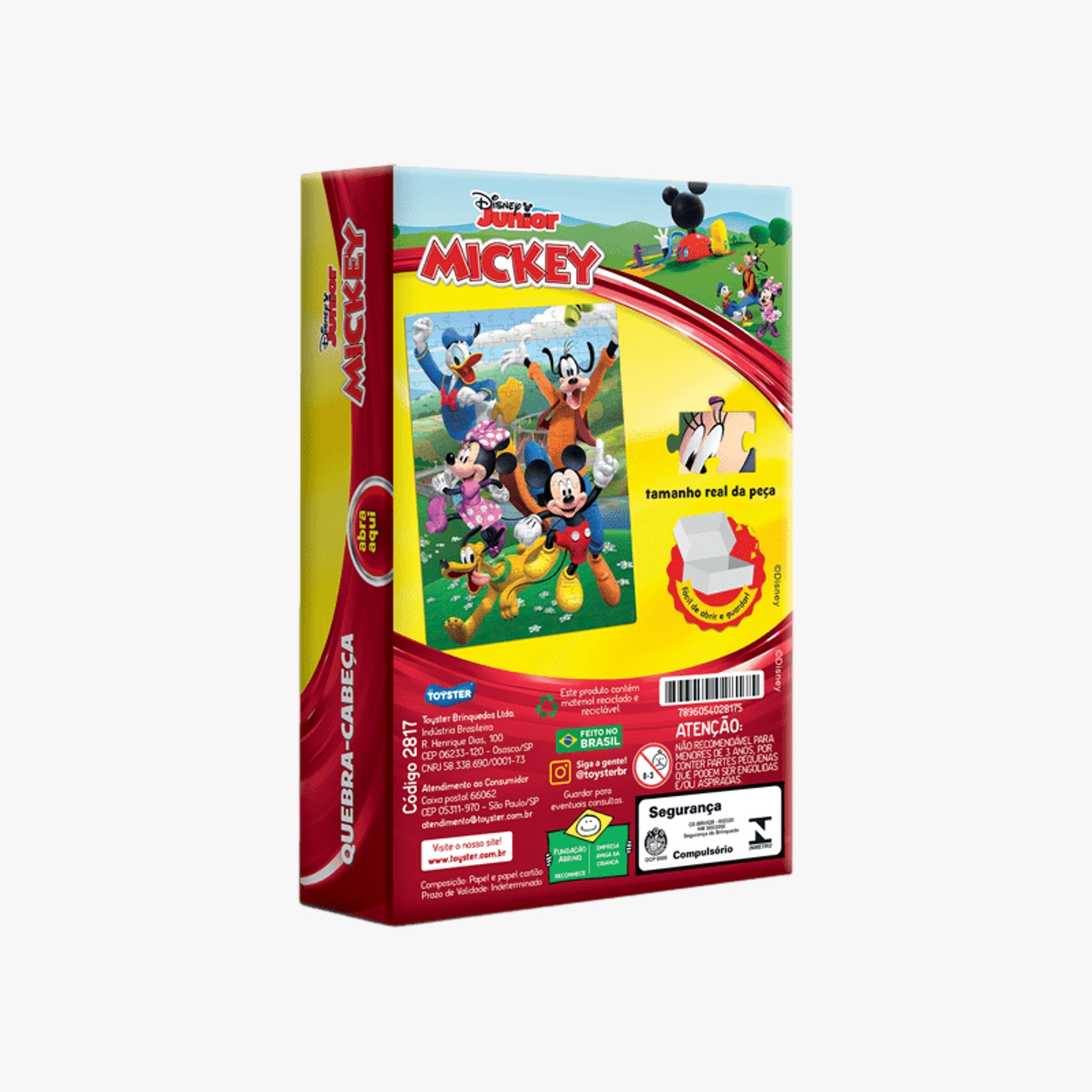 Quebra-Cabeça Mickey 200 Peças Toyster