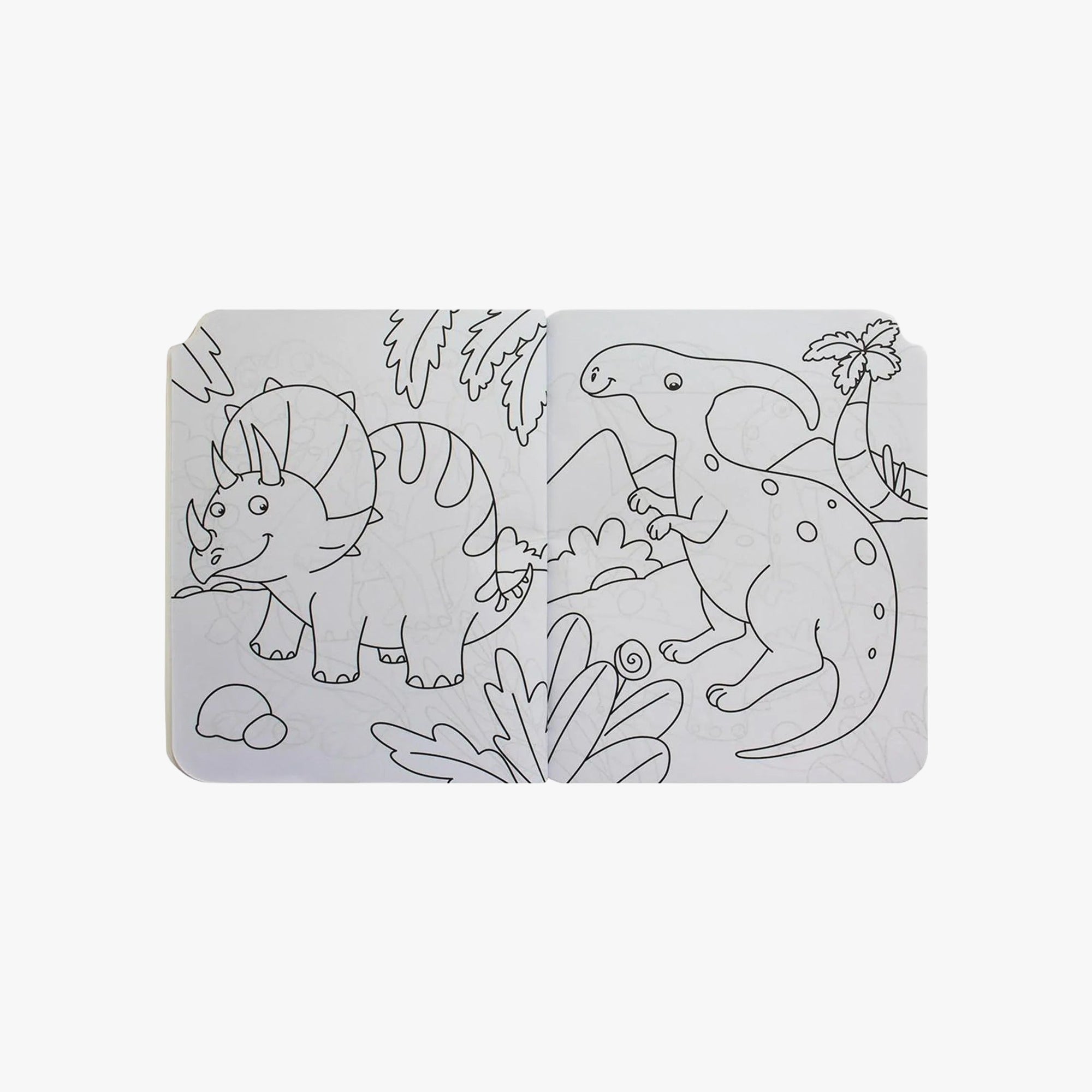 Livro Colorir com Adesivos: Dinossauros