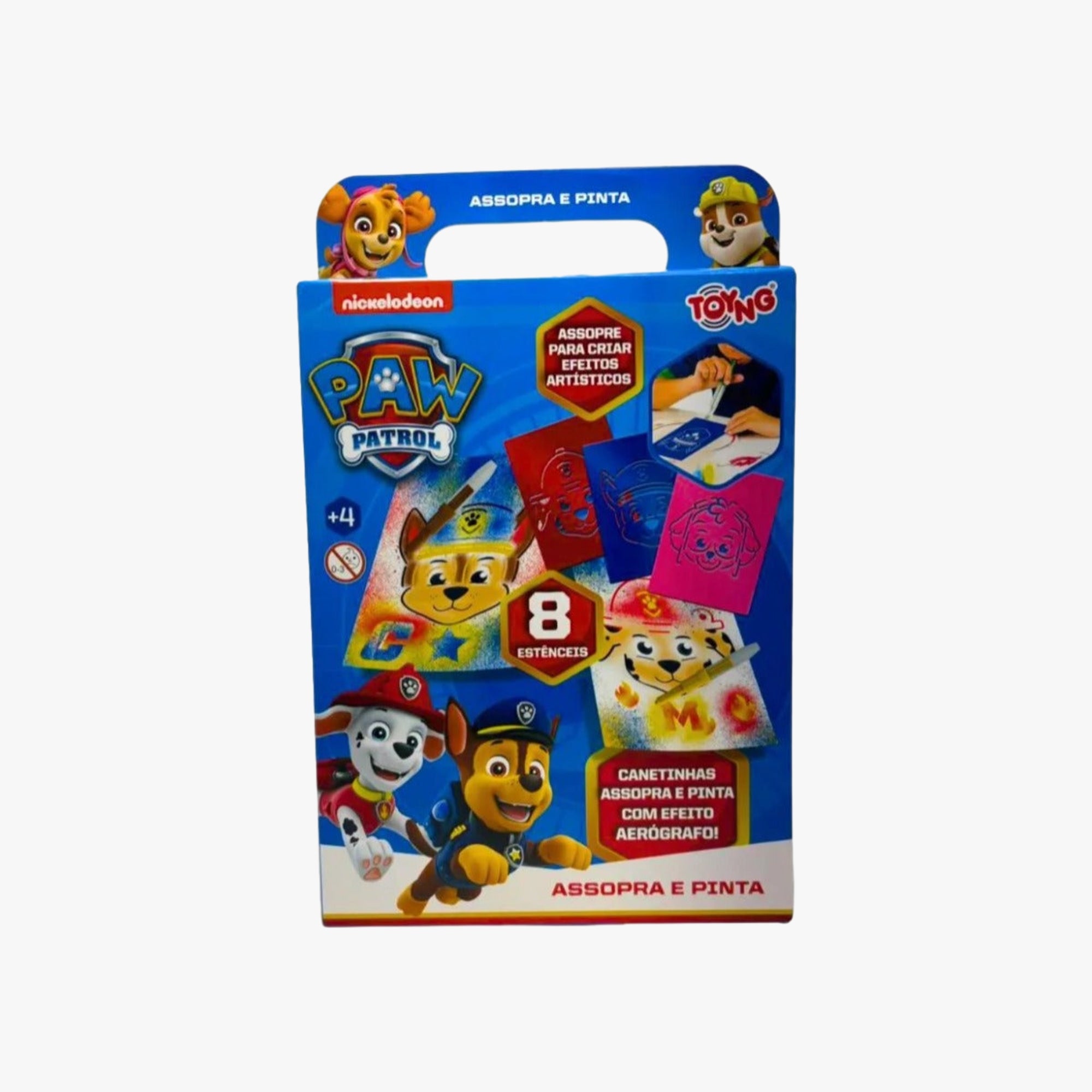 Brinquedo Infantl Asopra e Pinta Patrulha Canina