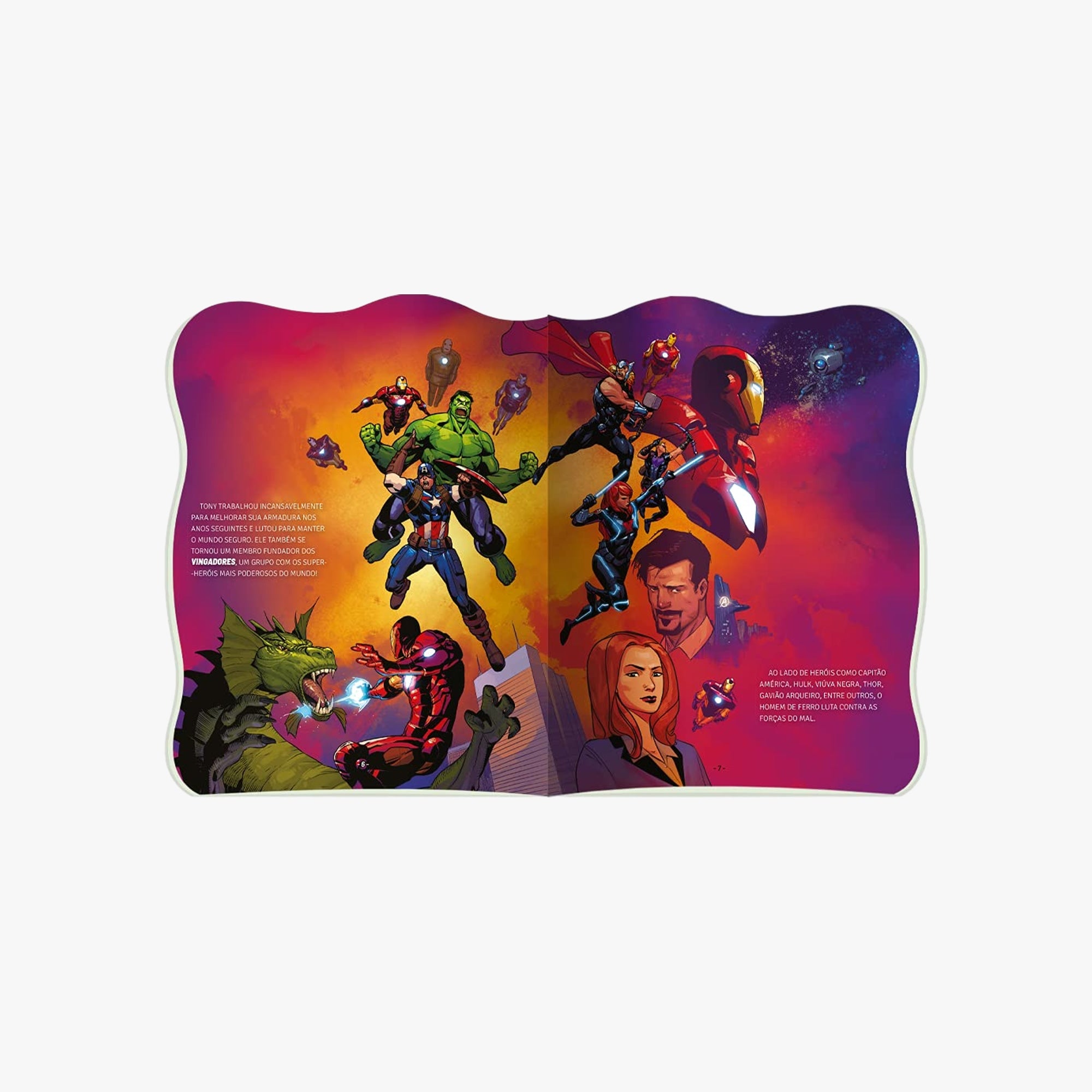 Super Kit 2 Livros Recortados Marvel - Thor e Homem de Ferro