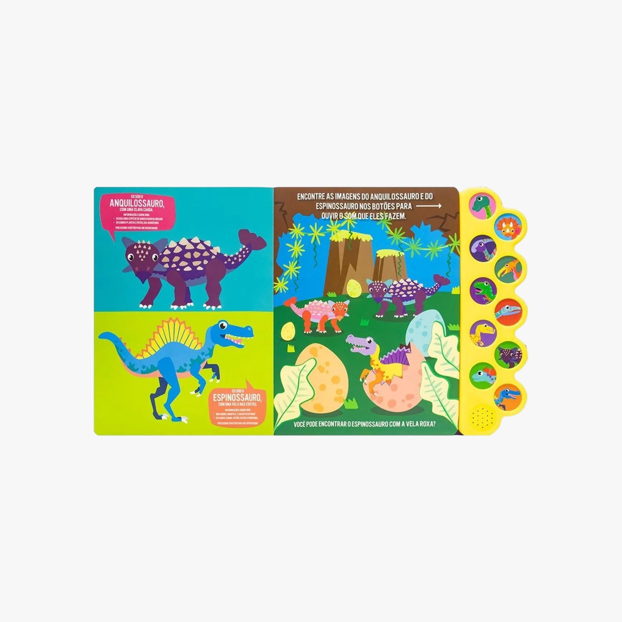 Livro Mundo Sonoro: Dinossauros