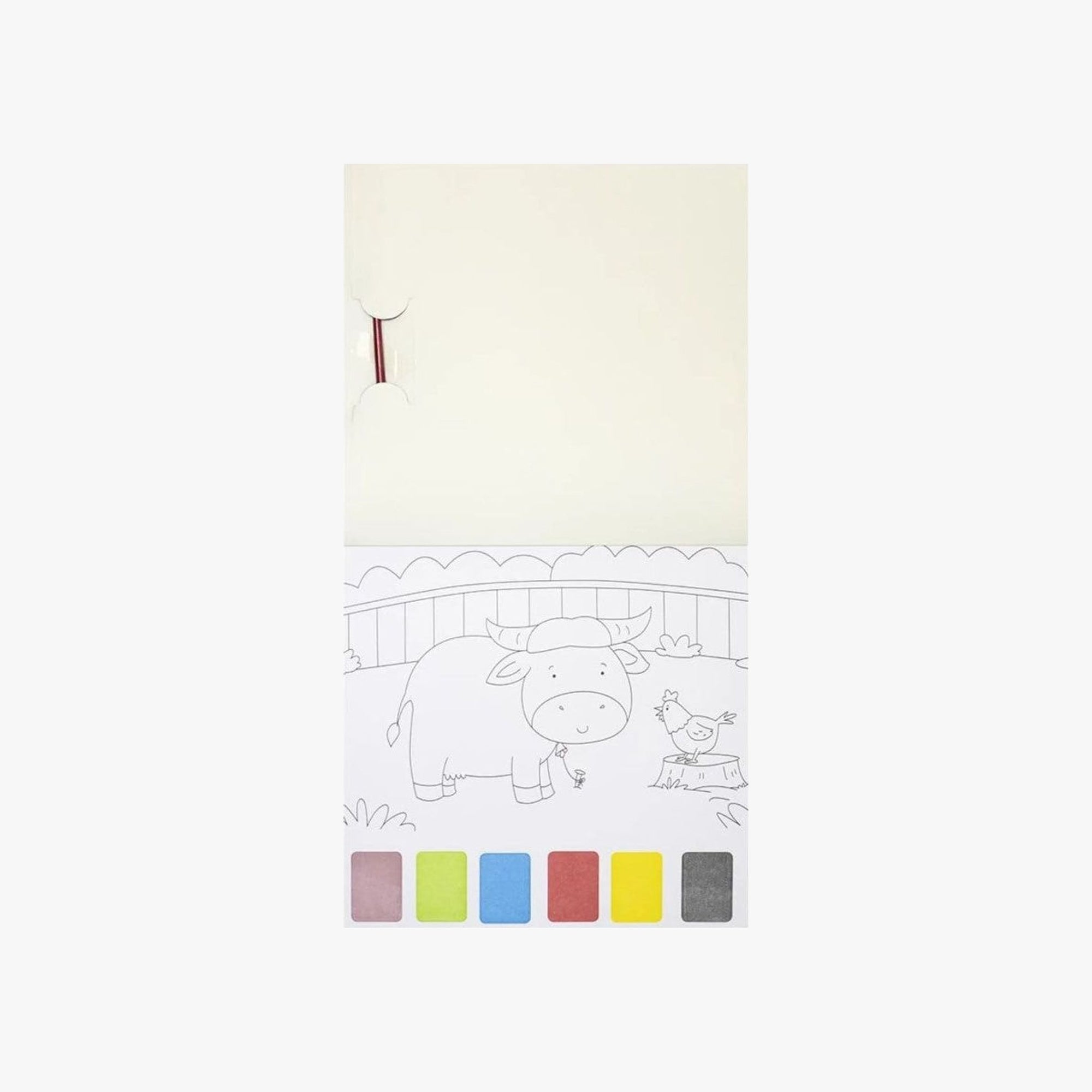 Livro Pintando com Água Fazenda
