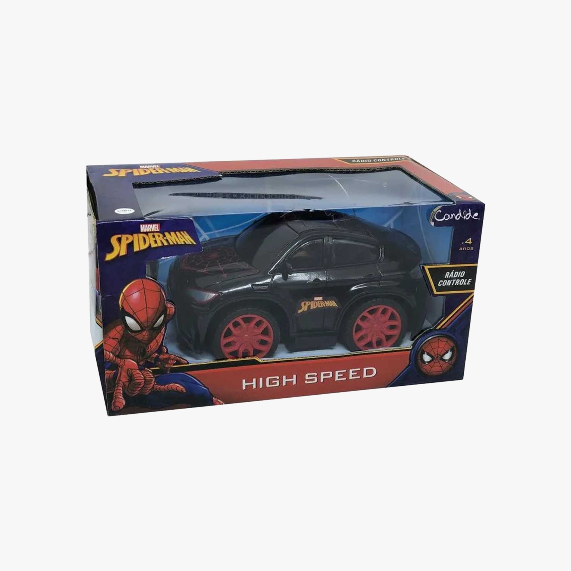 Carrinho de Controle Remoto Homem-Aranha High Speed
