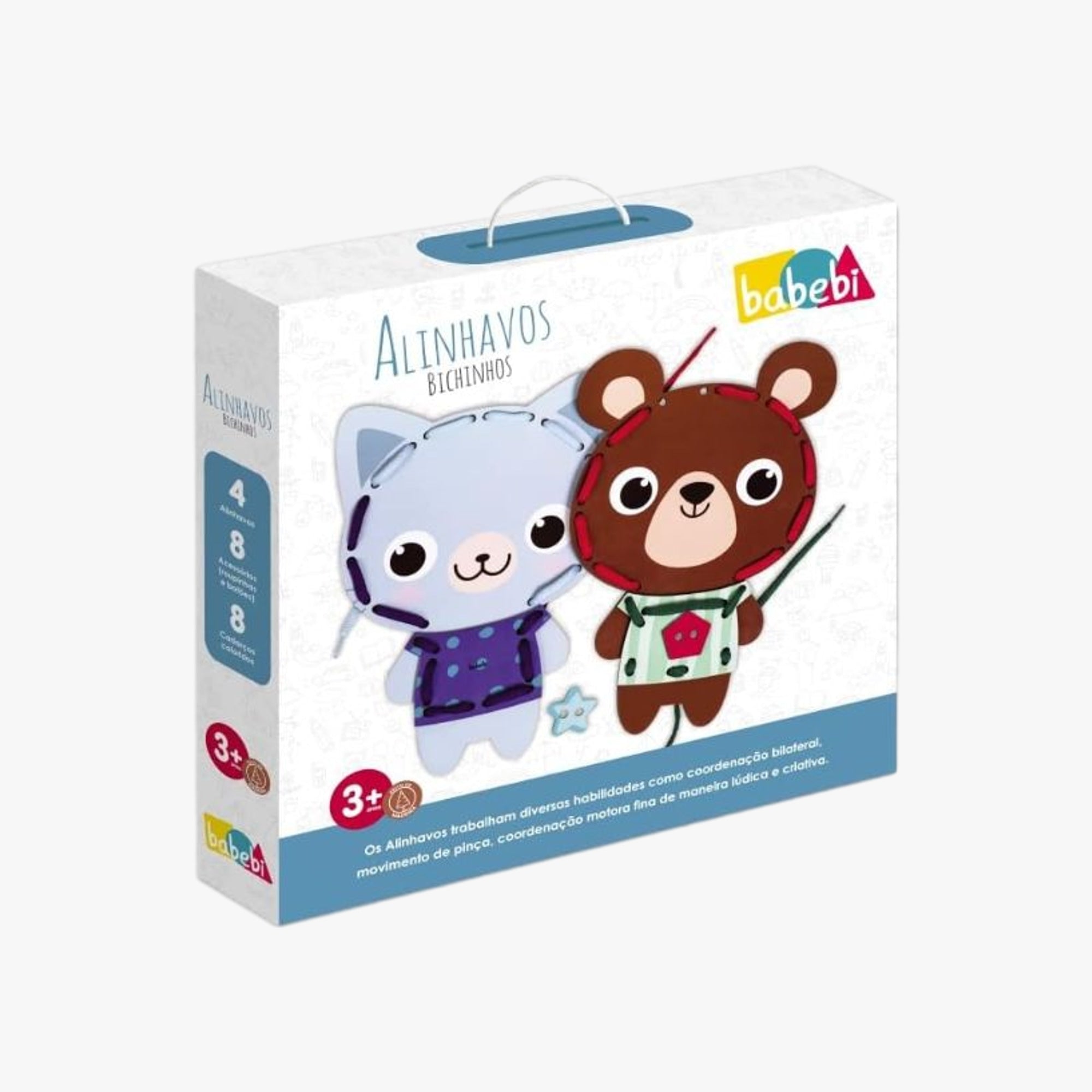 Brinquedo Educativo Alinhavos dos Bichinhos
