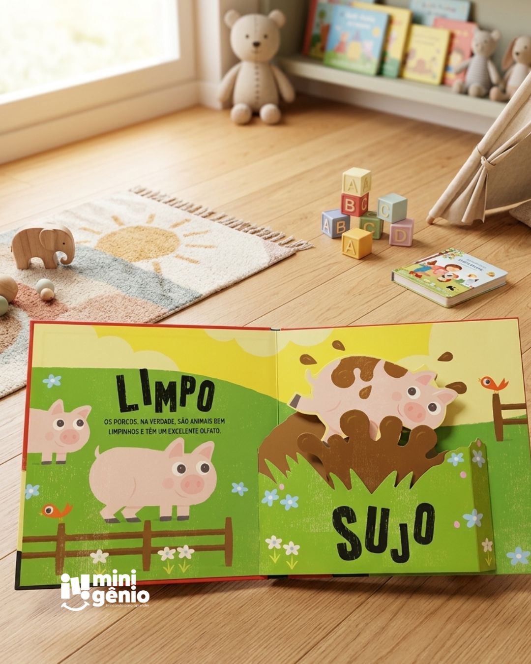 Livro Infantil Pop-Up Fazenda