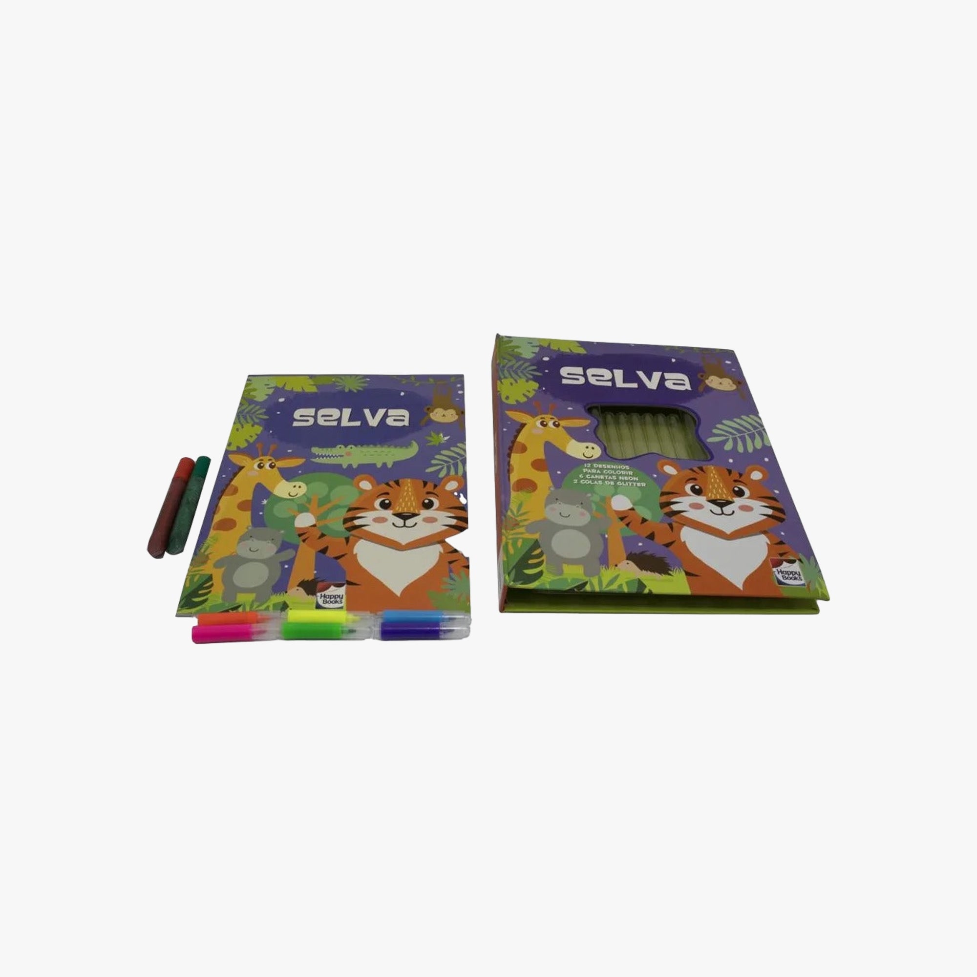 Meu Adorável Superkit De Colorir: Selva