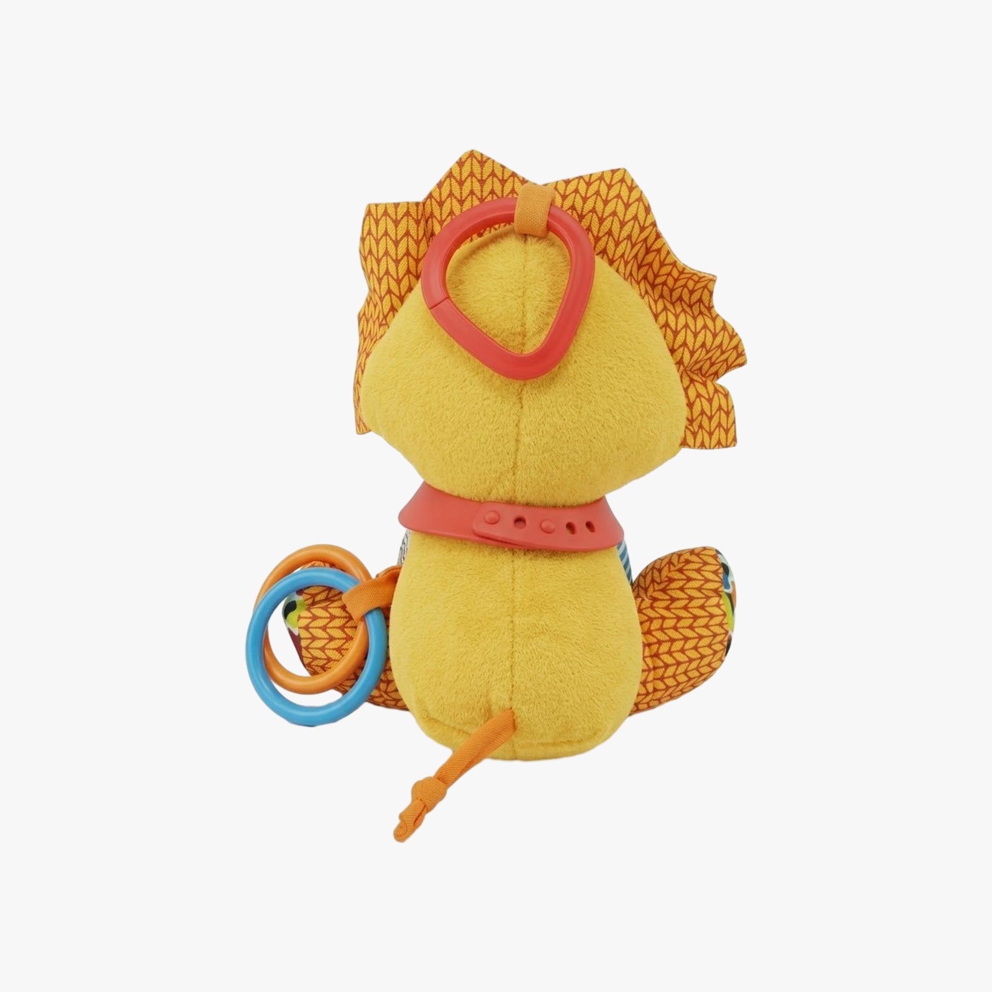 Brinquedo Pelúcia Sensorial Leão