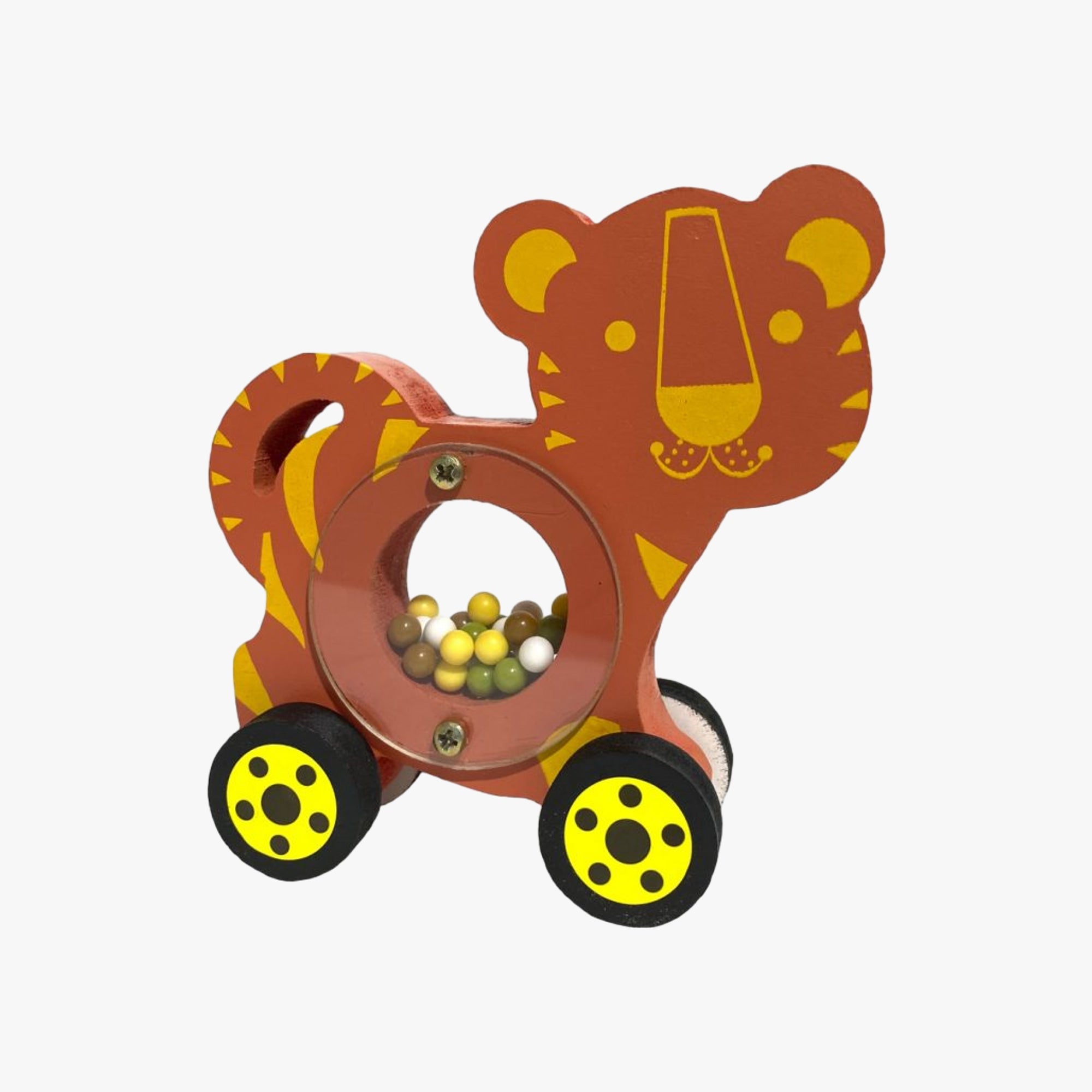 Carrinho Chocalho Bebê Tigre