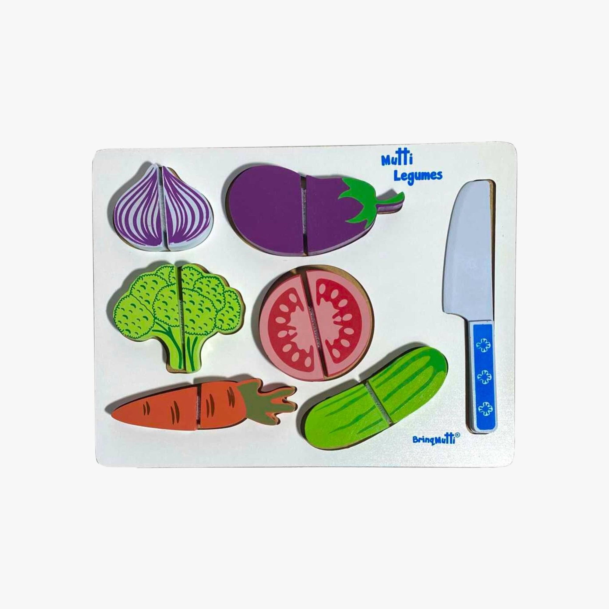Brinquedo Educativo Legumes Velcro