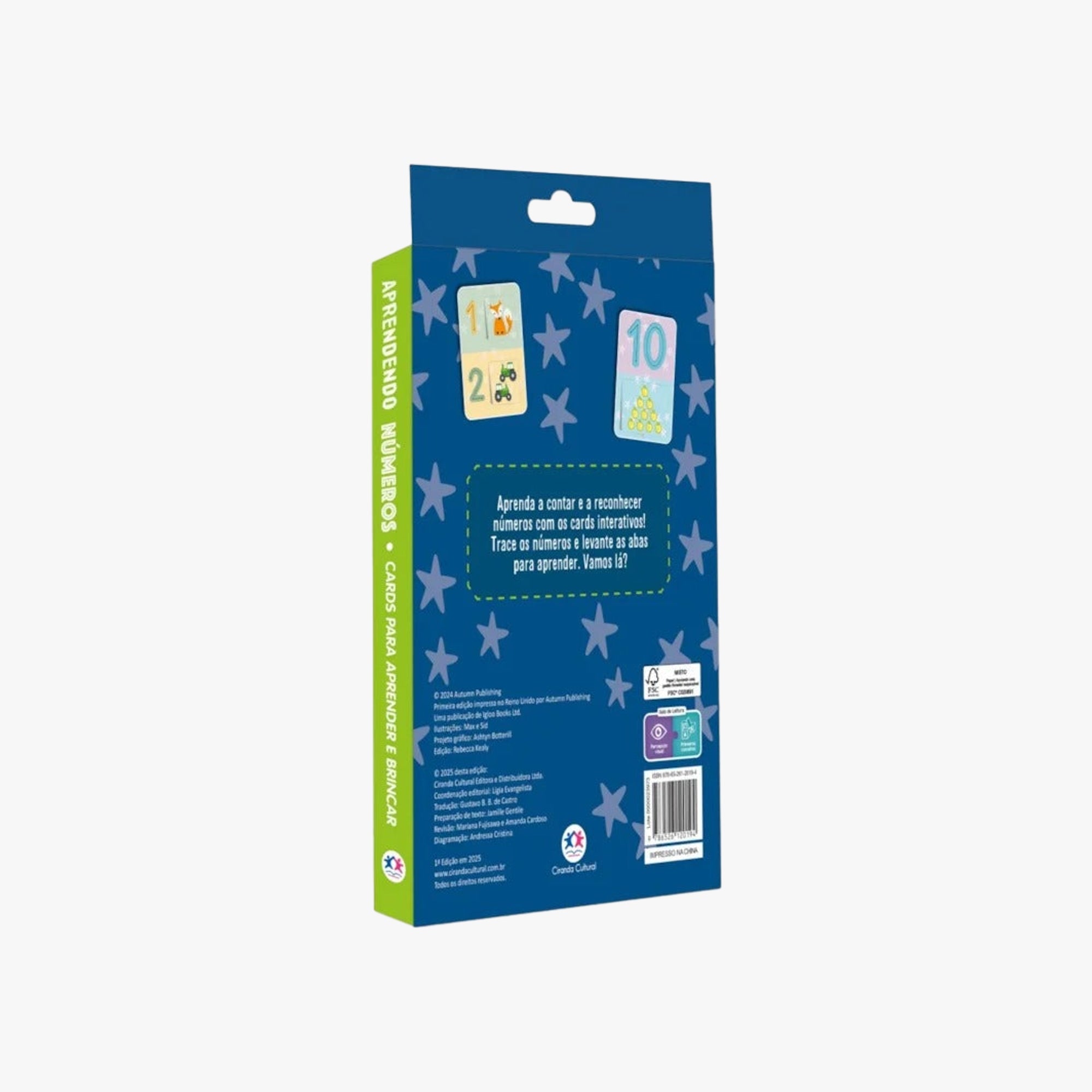 Livro Flash cards Aprendendo Números
