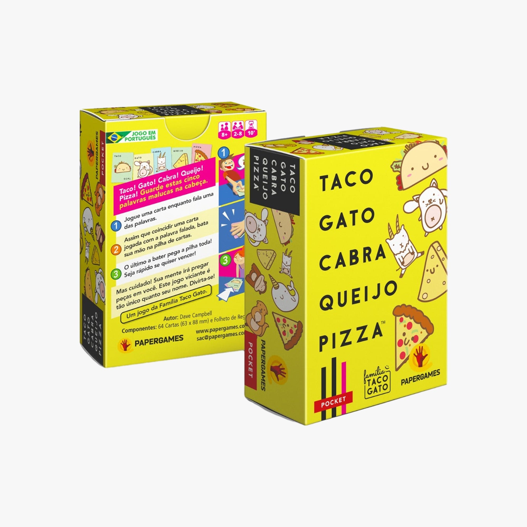 Jogo de Cartas Taco Gato Cabra Queijo Pizza