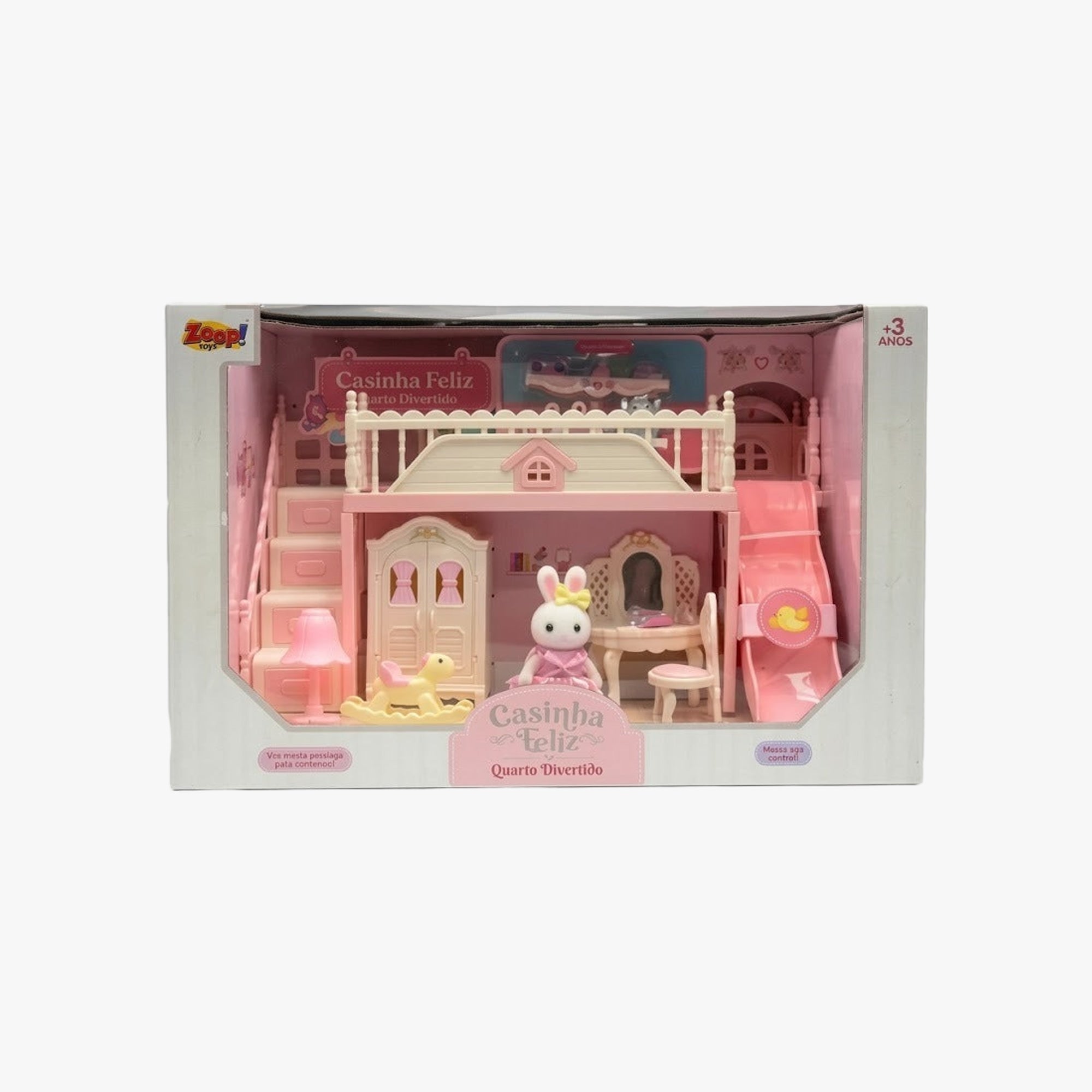 Brinquedo Casinha Feliz: Quarto Divertido