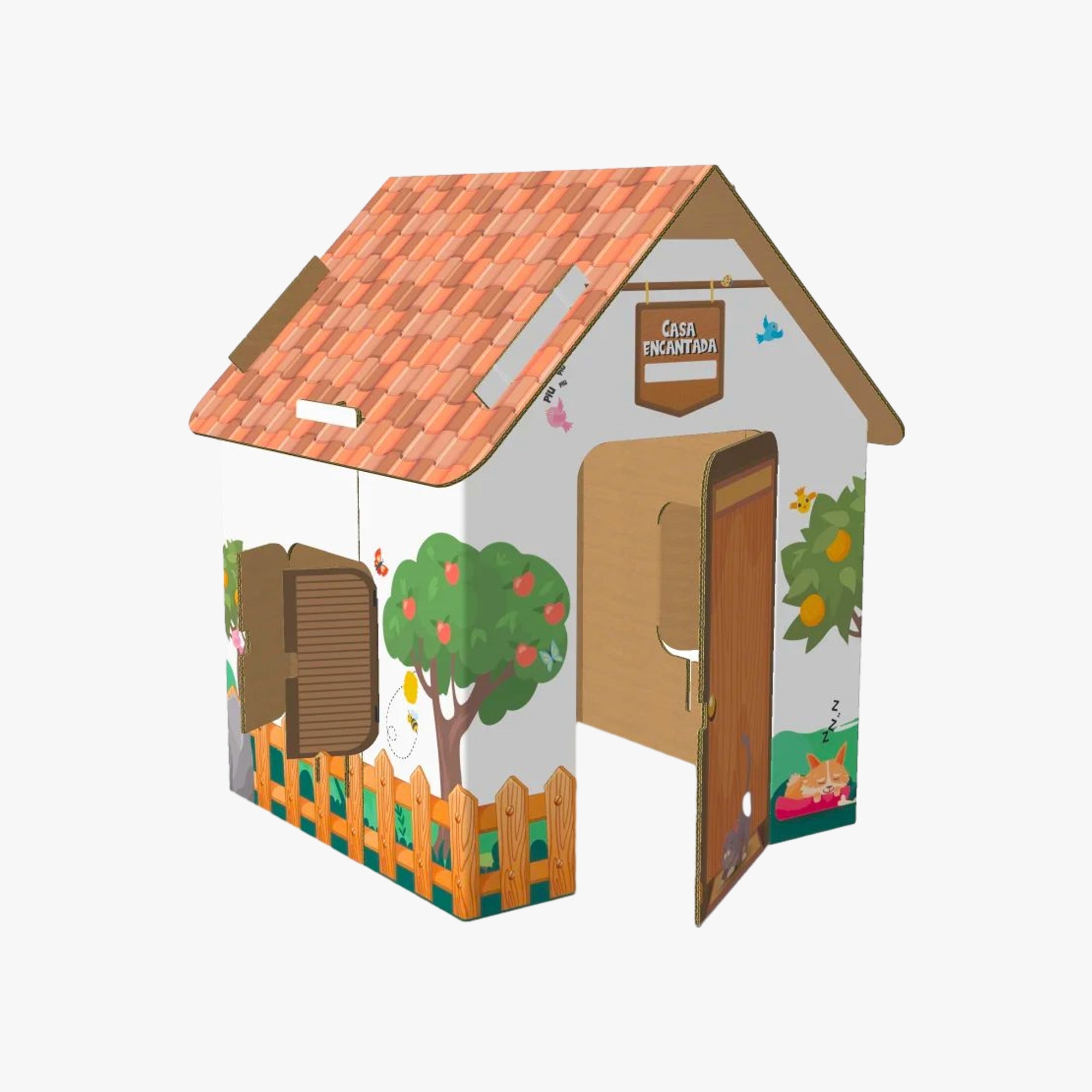 Casa Encantada de Papelão