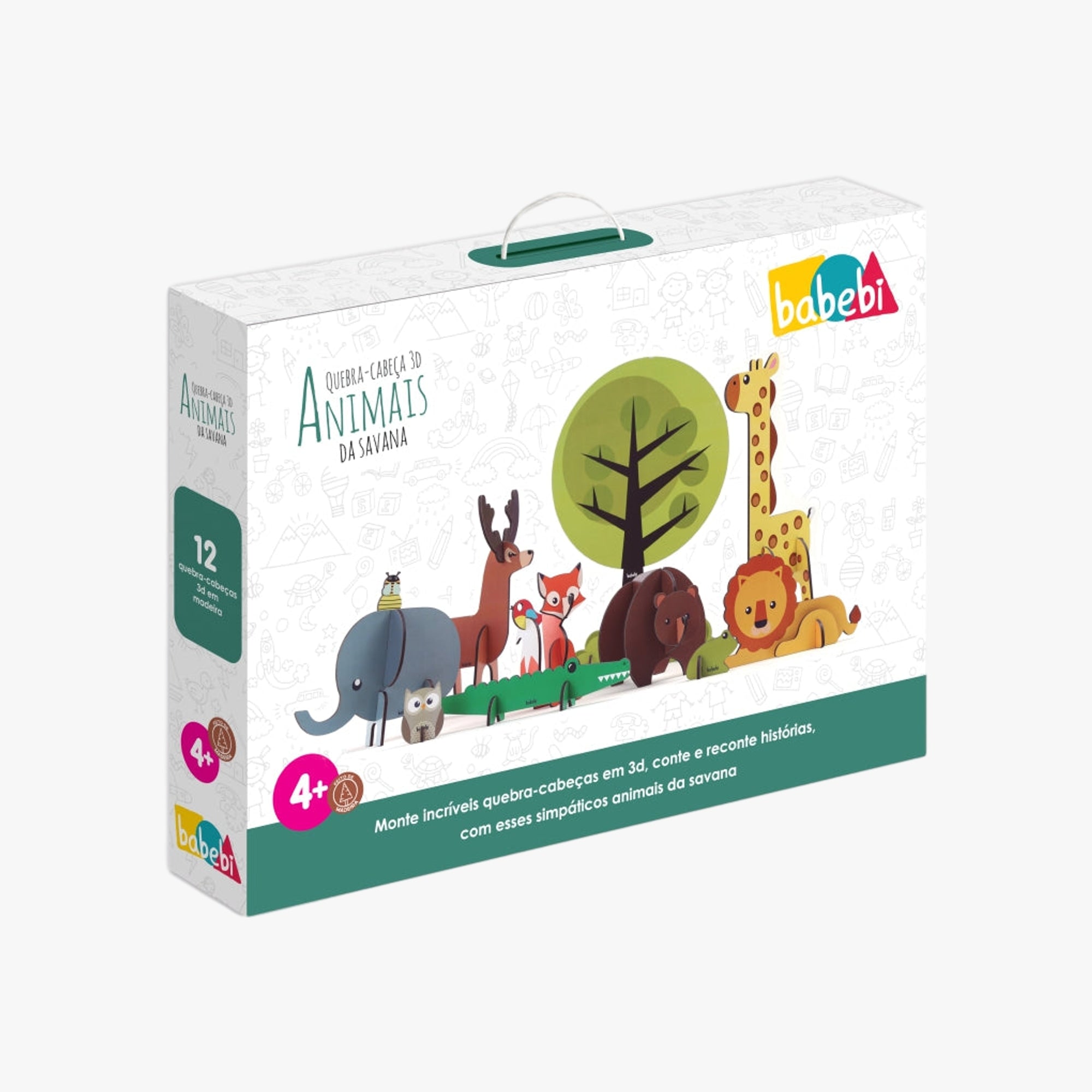 Quebra-Cabeça 3D Savana
