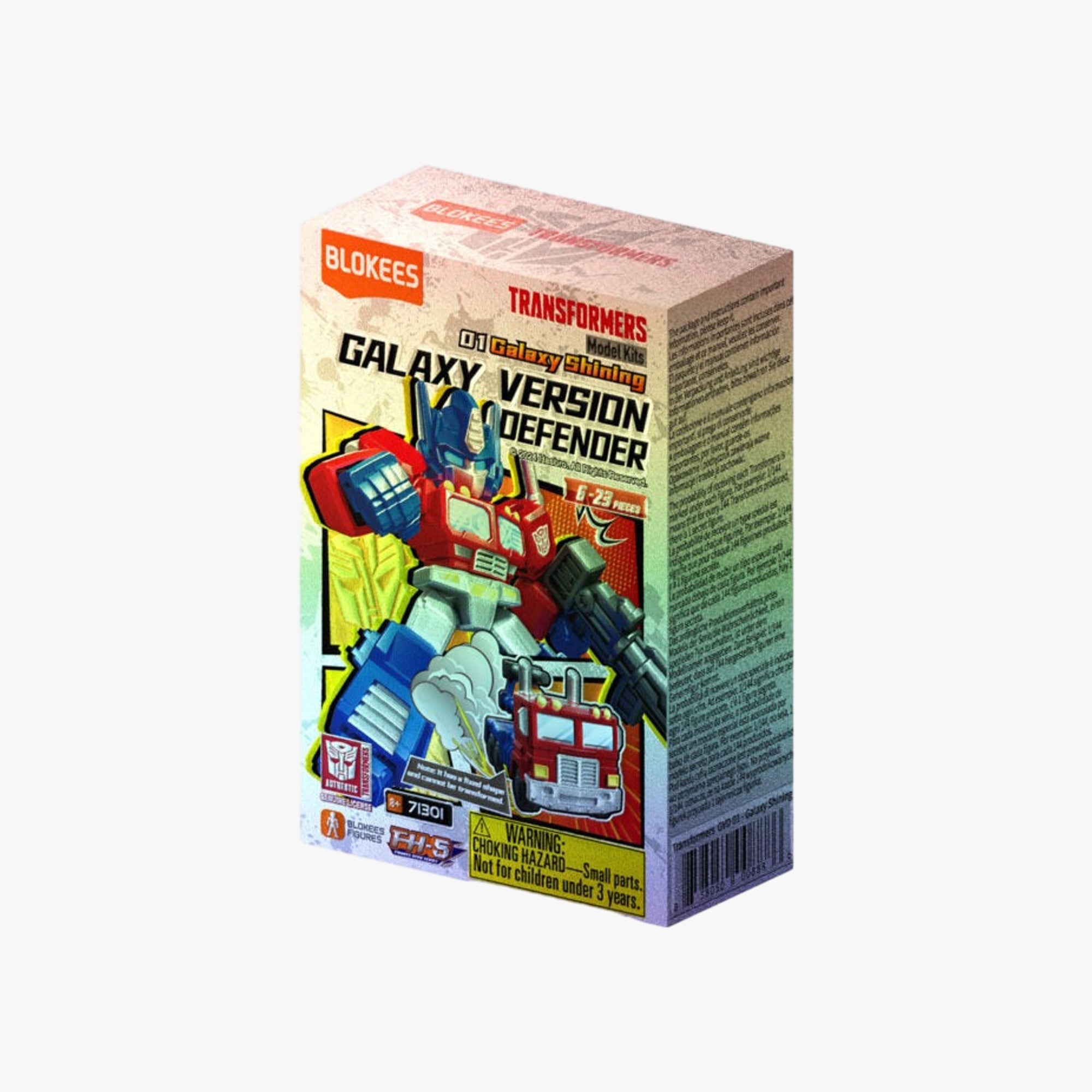 Brinquedo Infantil Boneco Blokees Transformers Defender - Sortido