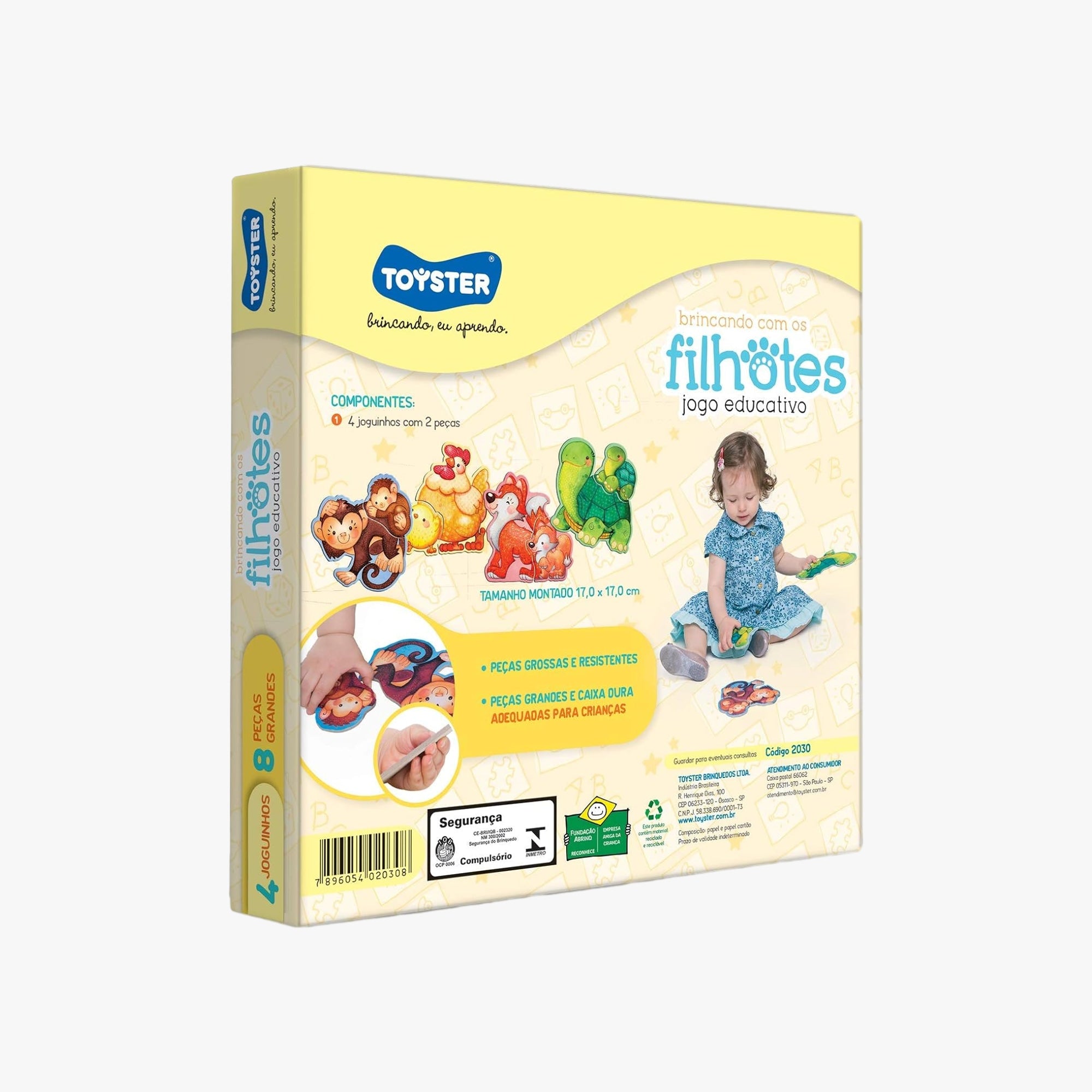 Jogo Educativo Brincando Com os Filhotes