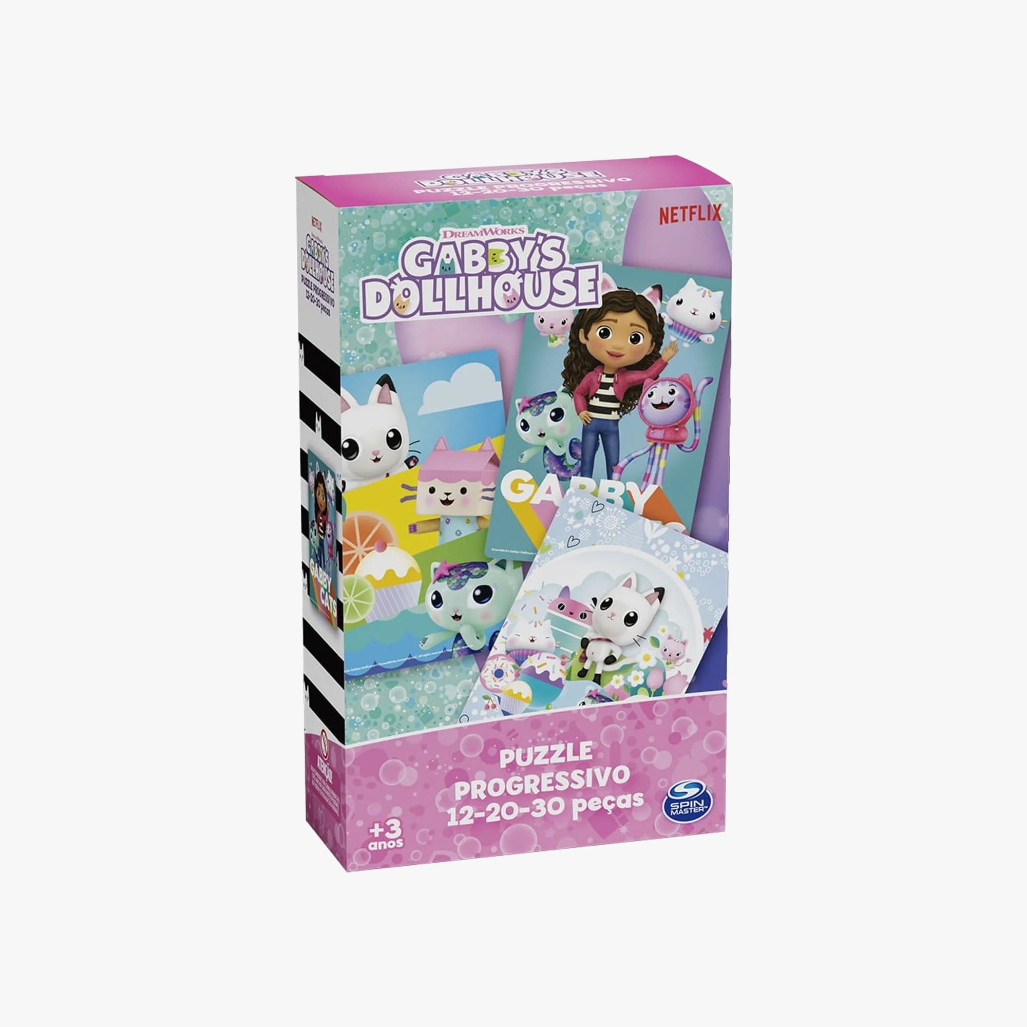 Quebra-Cabeça Infantil Progressivo Gabby's Dollhouse
