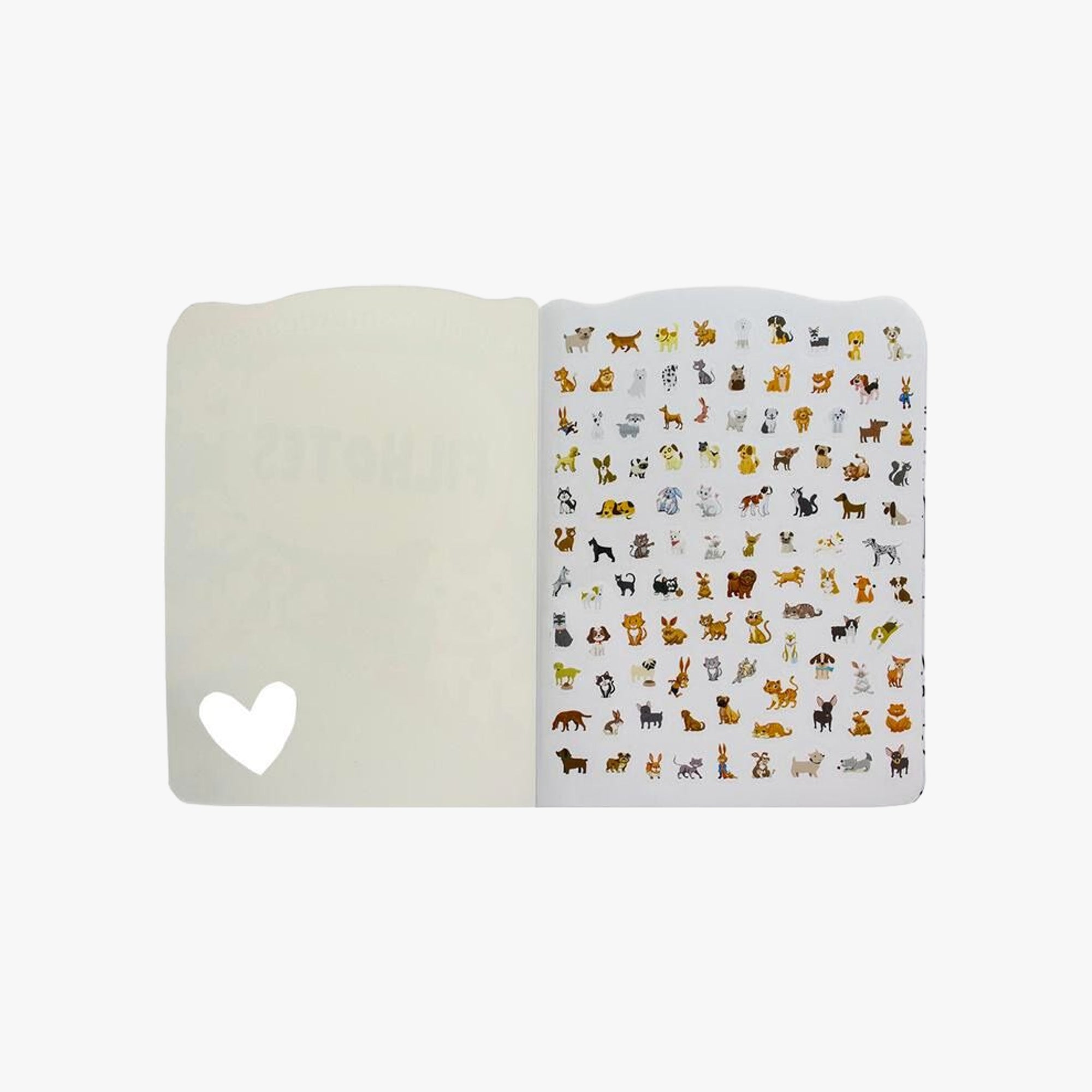 Livro de Pintura com Adesivos Filhotes