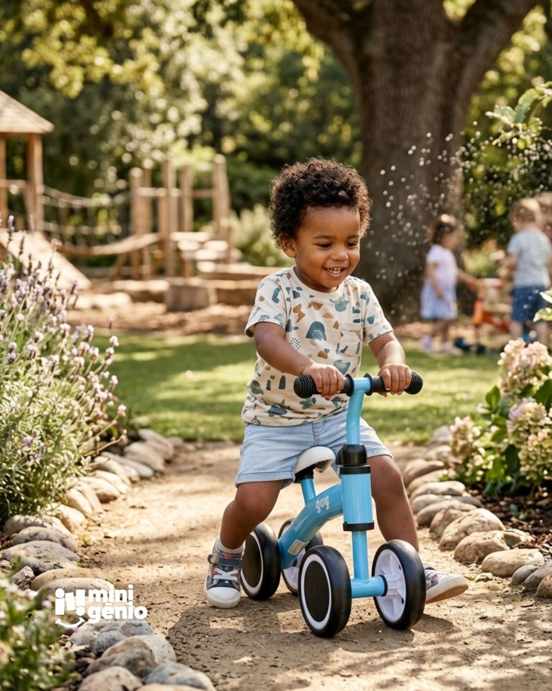 Bicicleta Infantil de Equilíbrio Azul