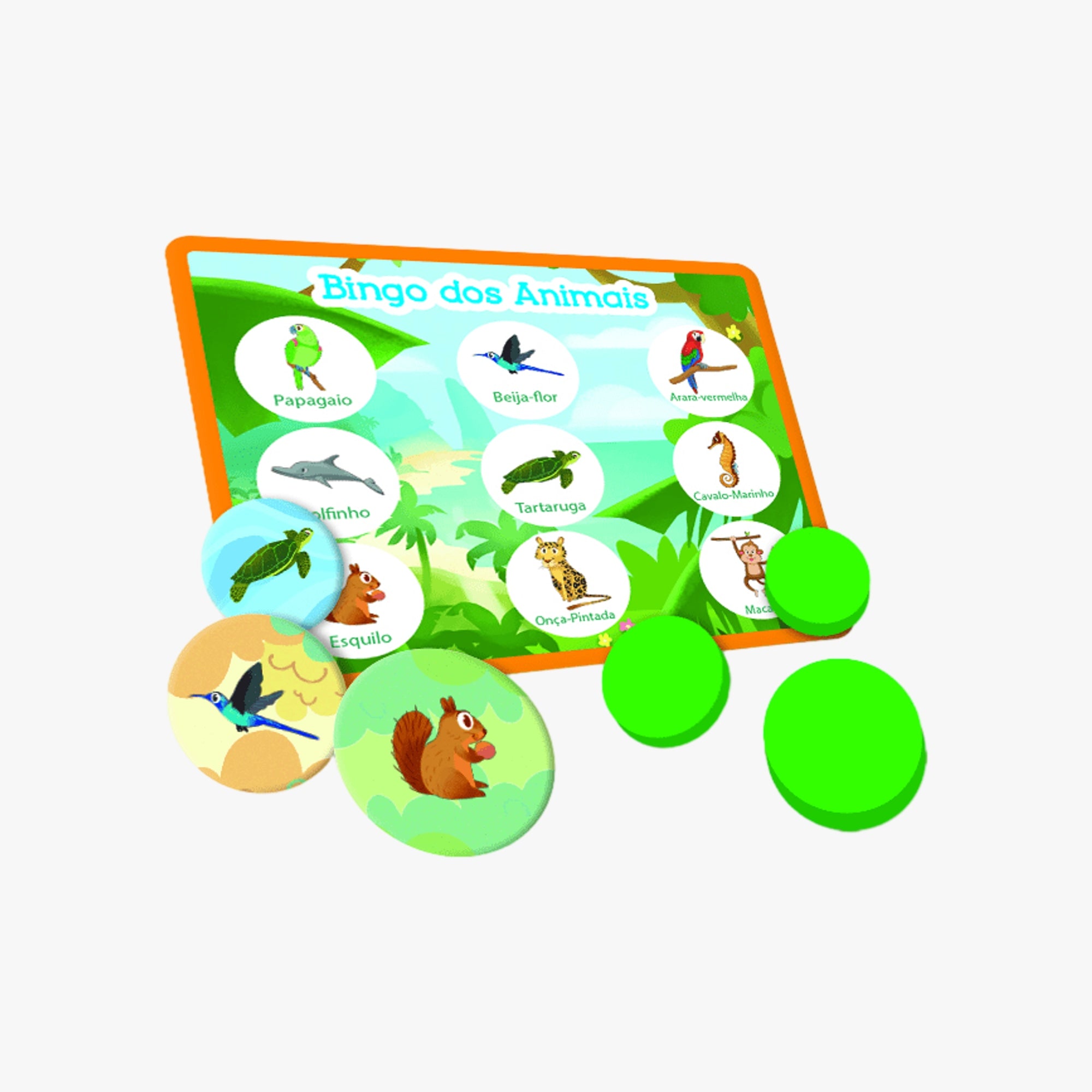 Jogo Infantil Bingo dos Animais Toyster