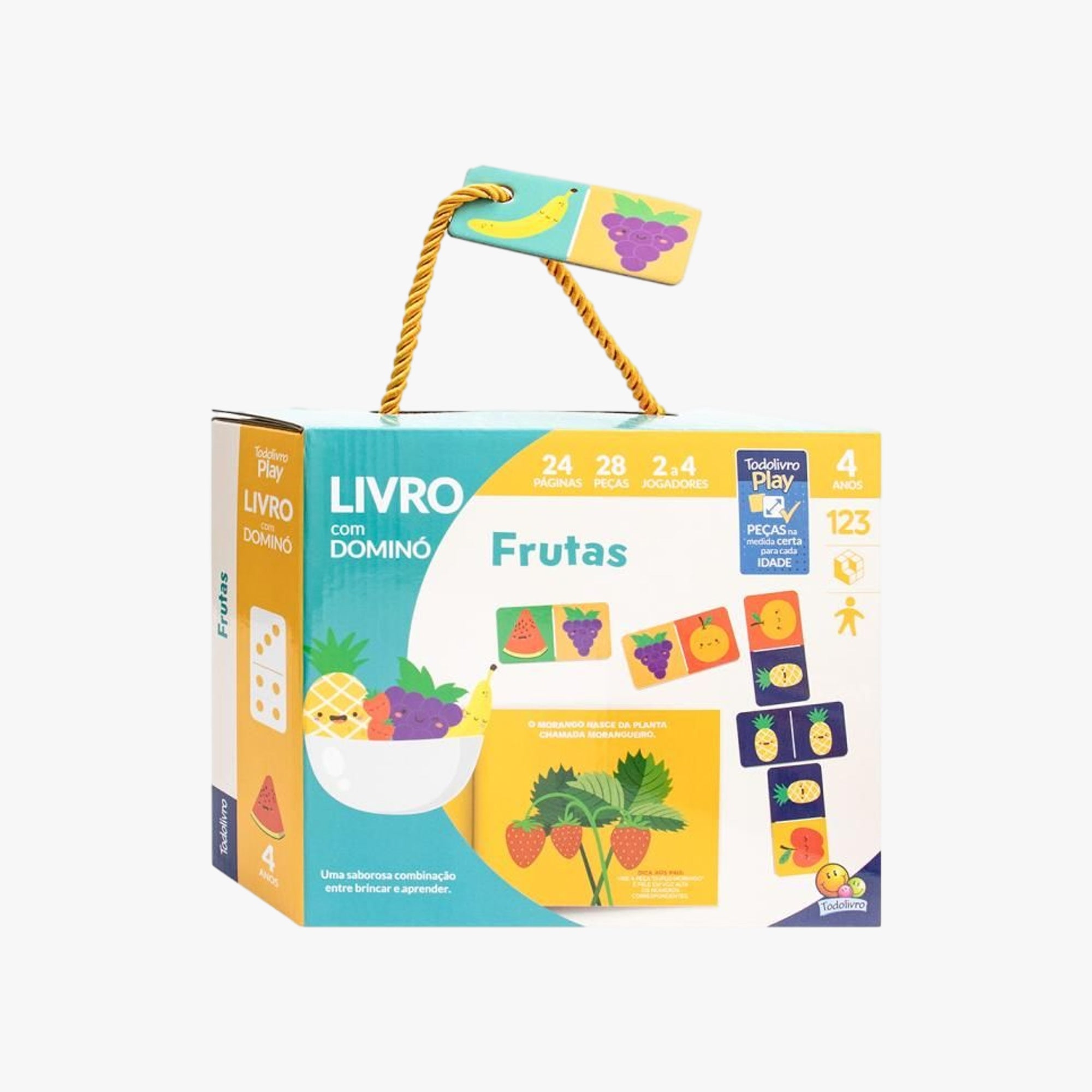 Kit Dominó e Livro Frutas