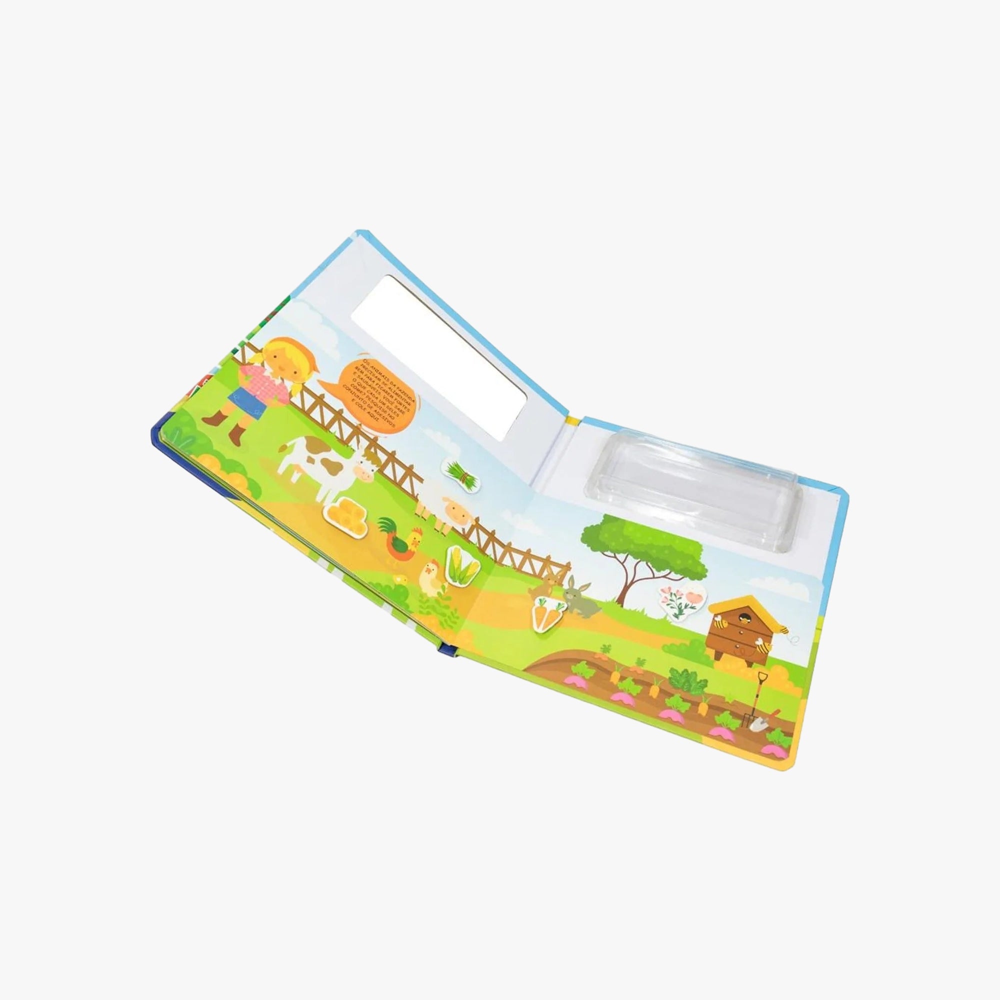 Livro Peças Mágicas - Um livro com velcro: Fazenda
