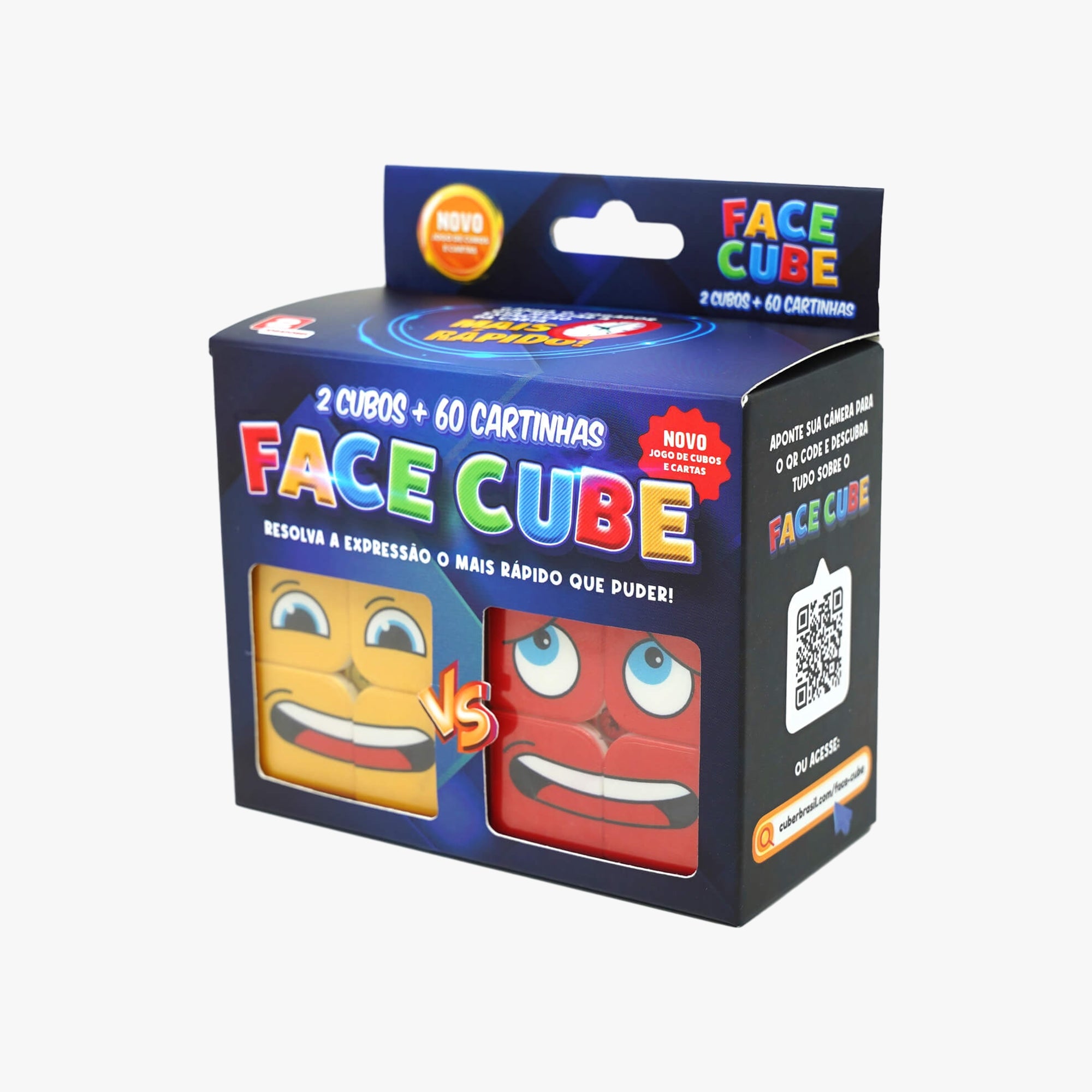 Jogo Face Cube 2 Cubos + 60 Cartas