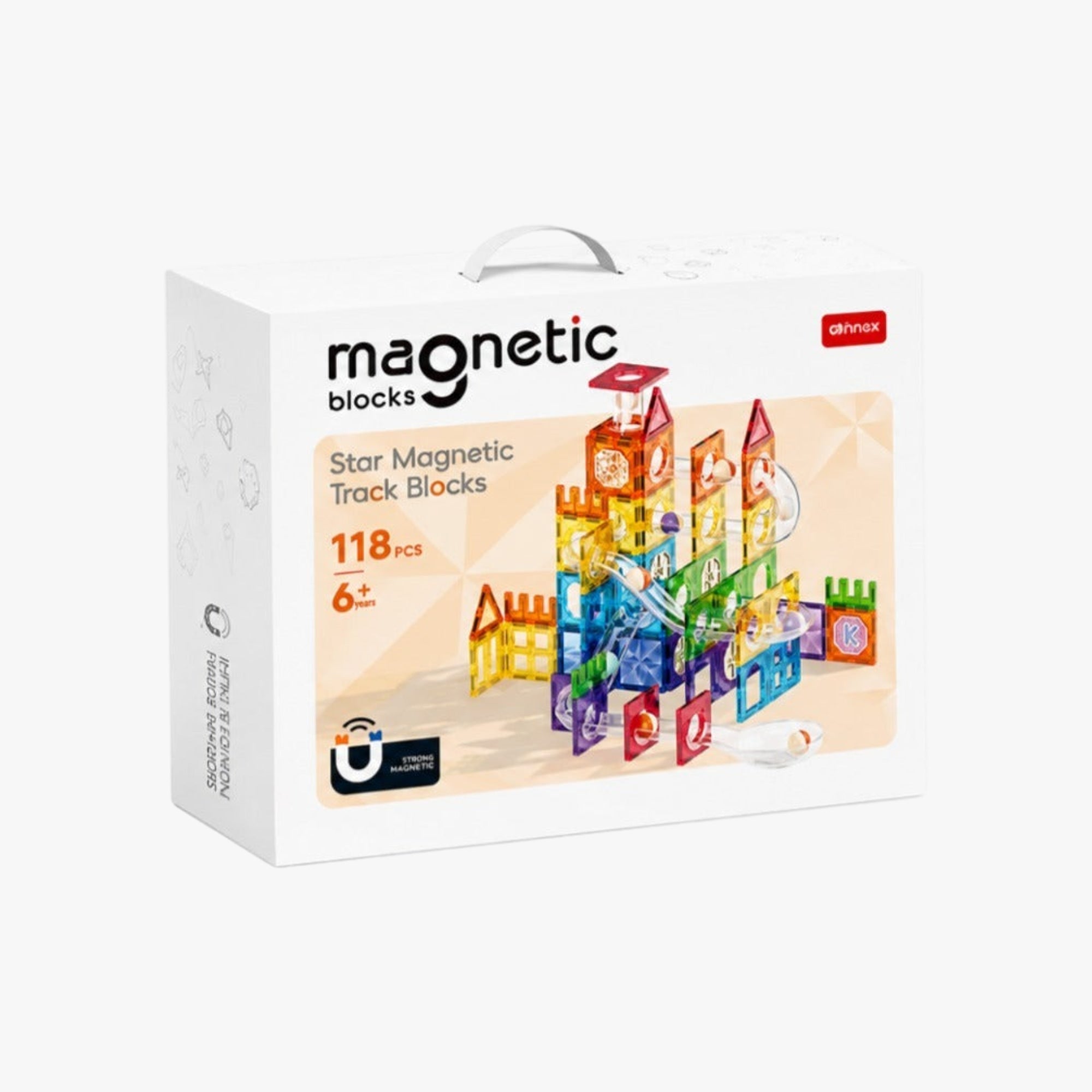 Blocos de Montar Magnéticos Circuito 118 Peças