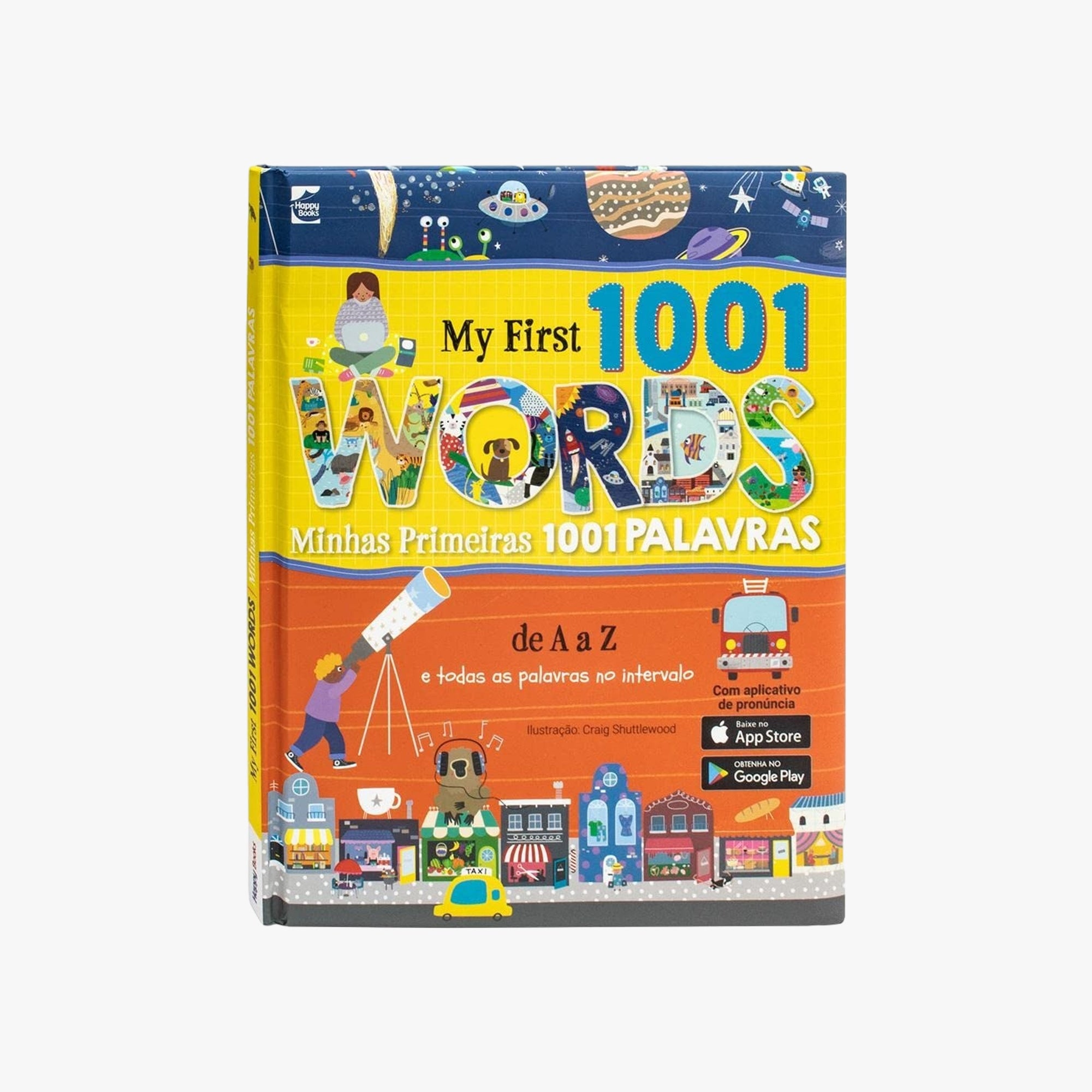 Livro Infantil Minhas Primeiras 1001 Palavras Inglês