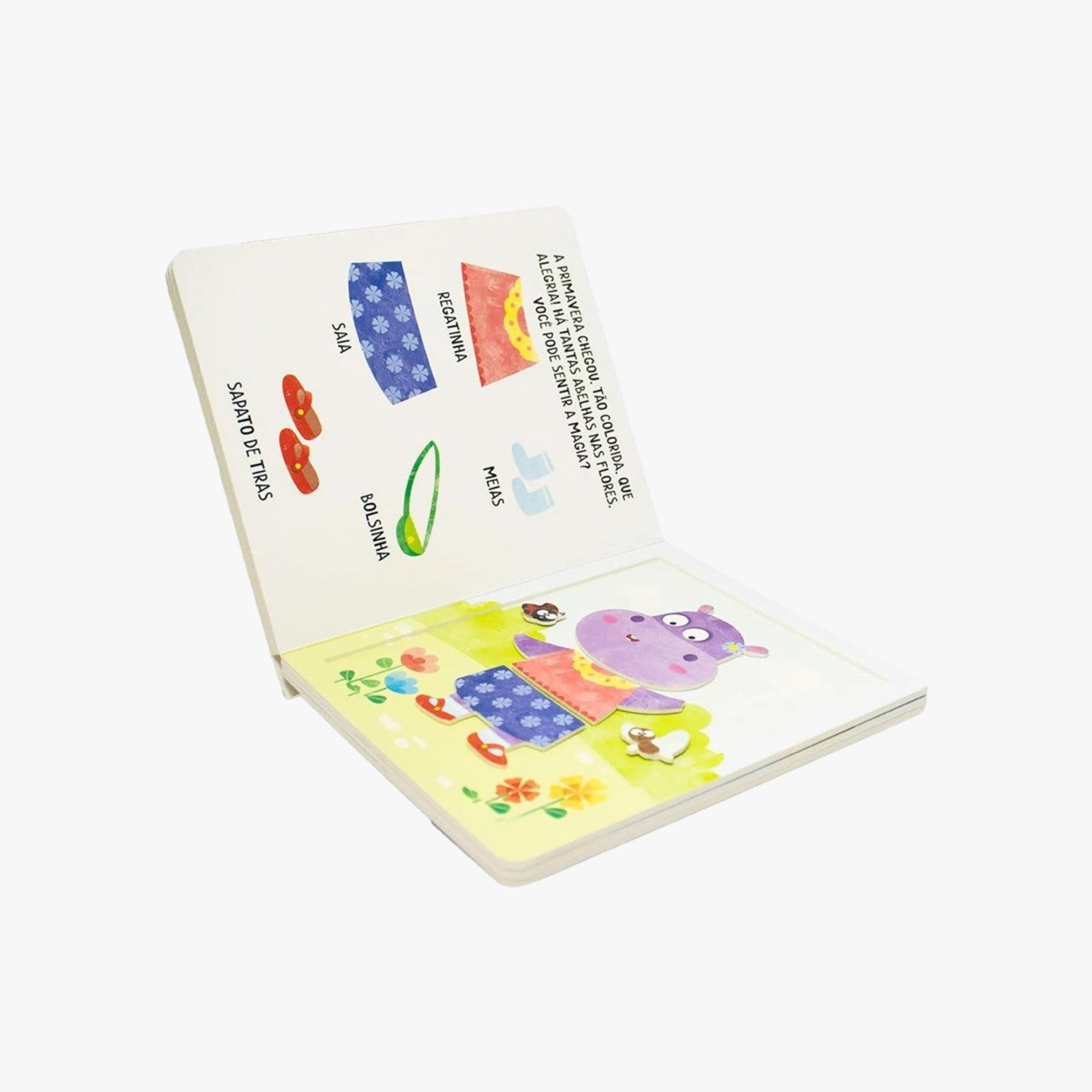 Livro com Velcro Peças Dançantes Roupas