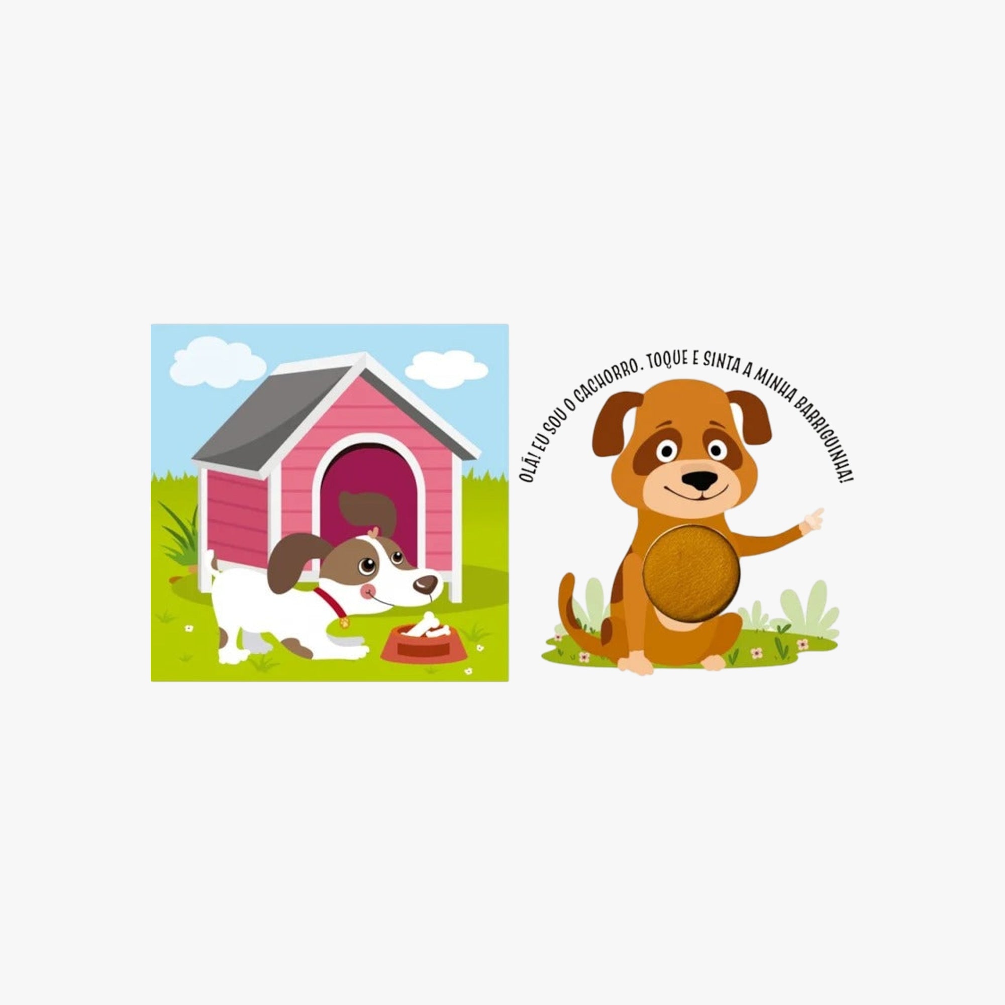 Livro Sensorial Brincando com Pets