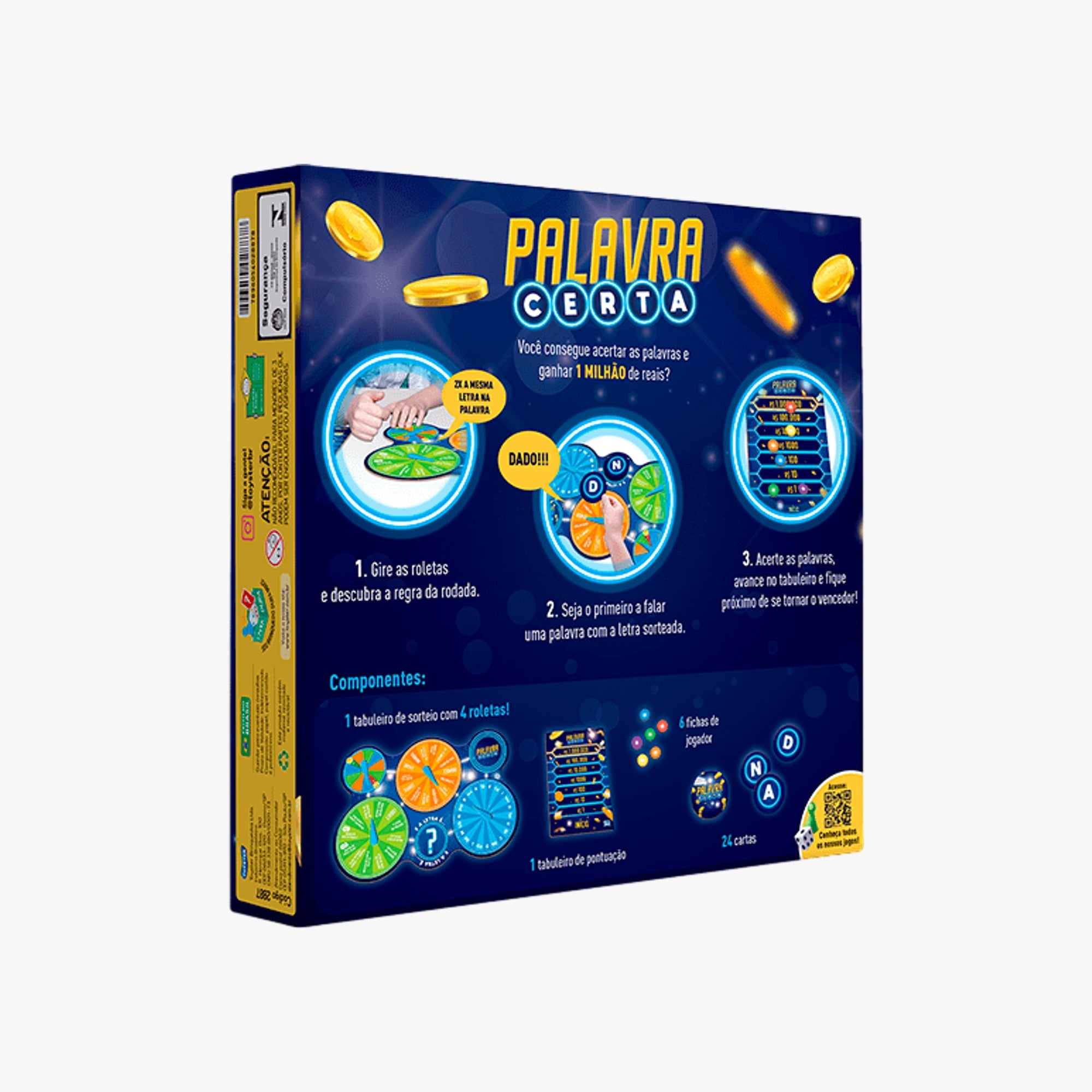 Jogo de Tabuleiro Palavra Certa Toyster