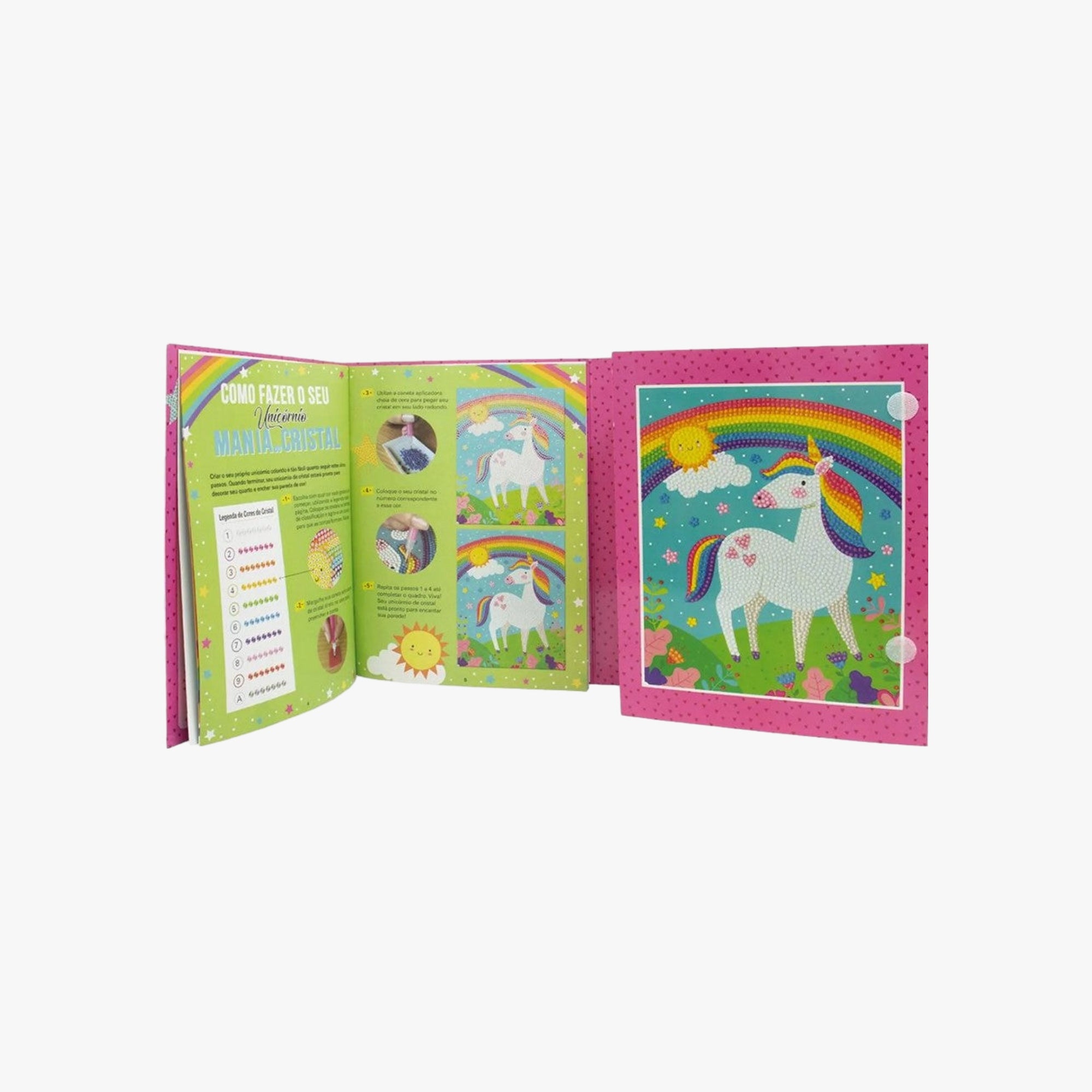 Livro e Kit Crie sua Arte com Cristal