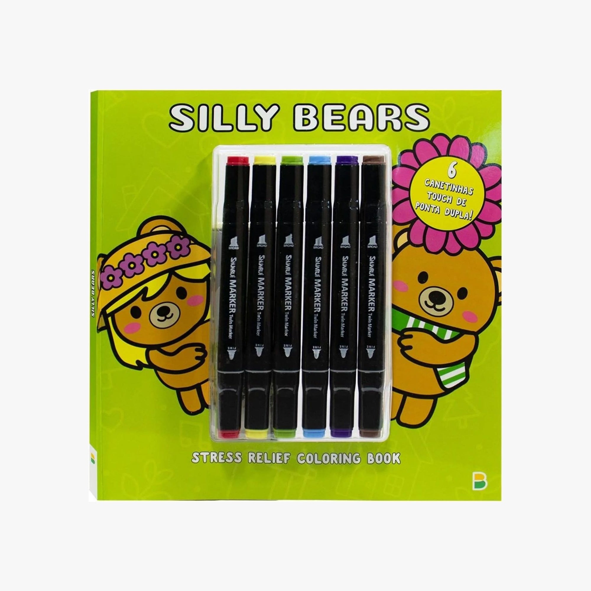 Livro Comfy Coloring: Silly Bears