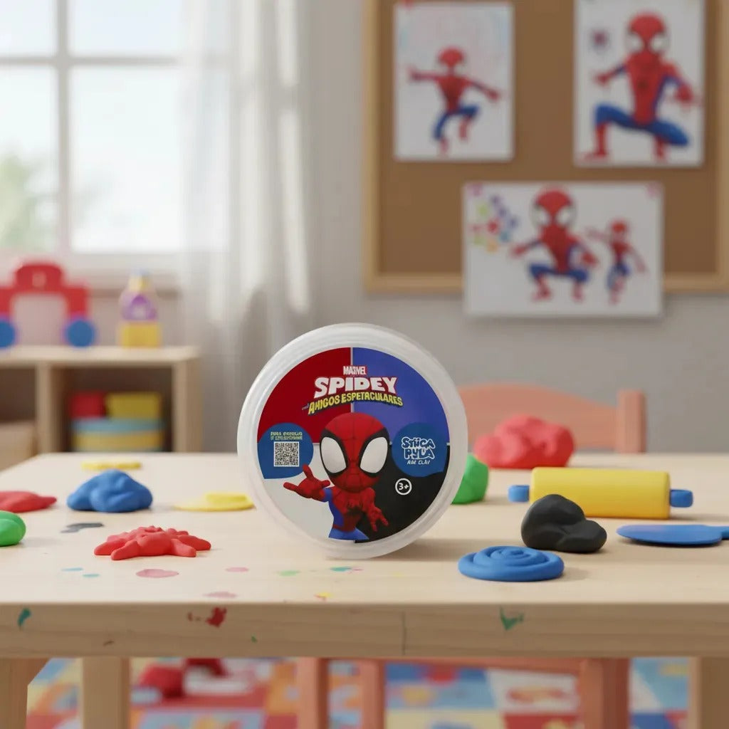 Massinha Infantil Stiica Pula Marvel Sortido