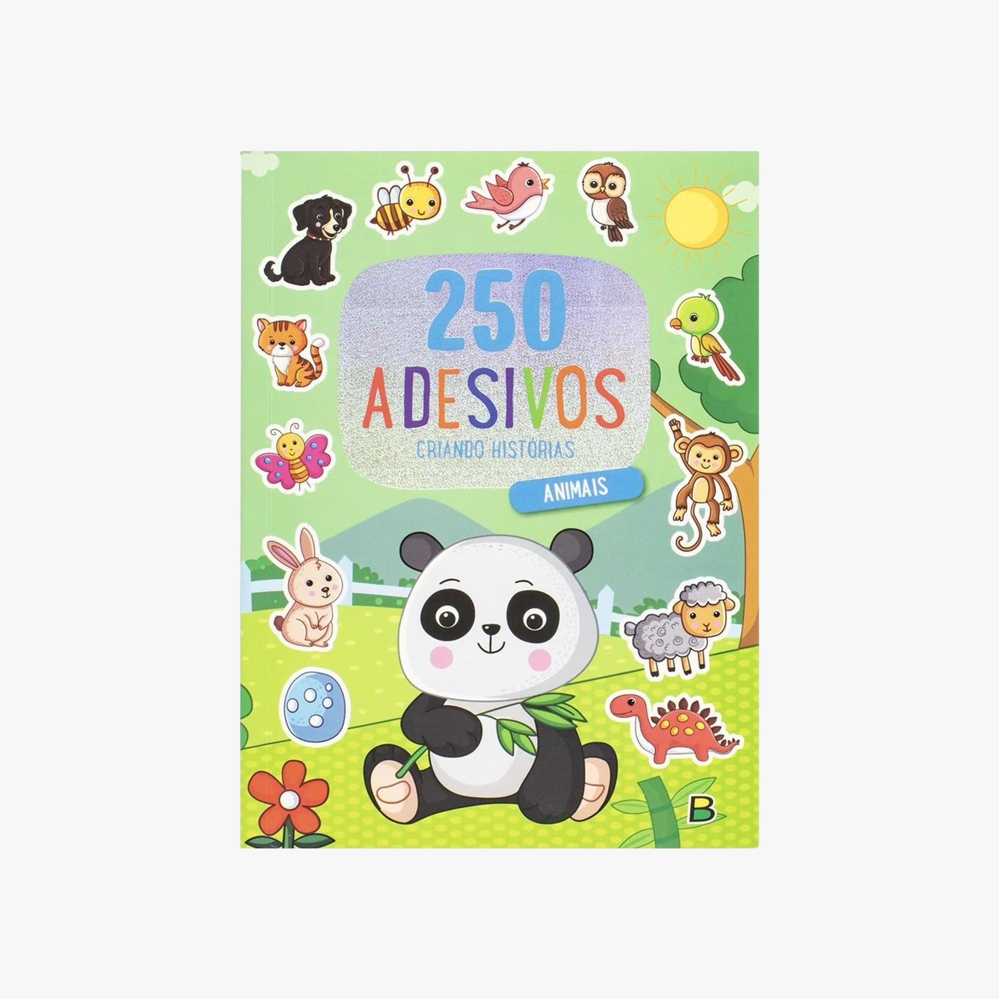 Livro 250 Adesivos - Criando Histórias: Animais