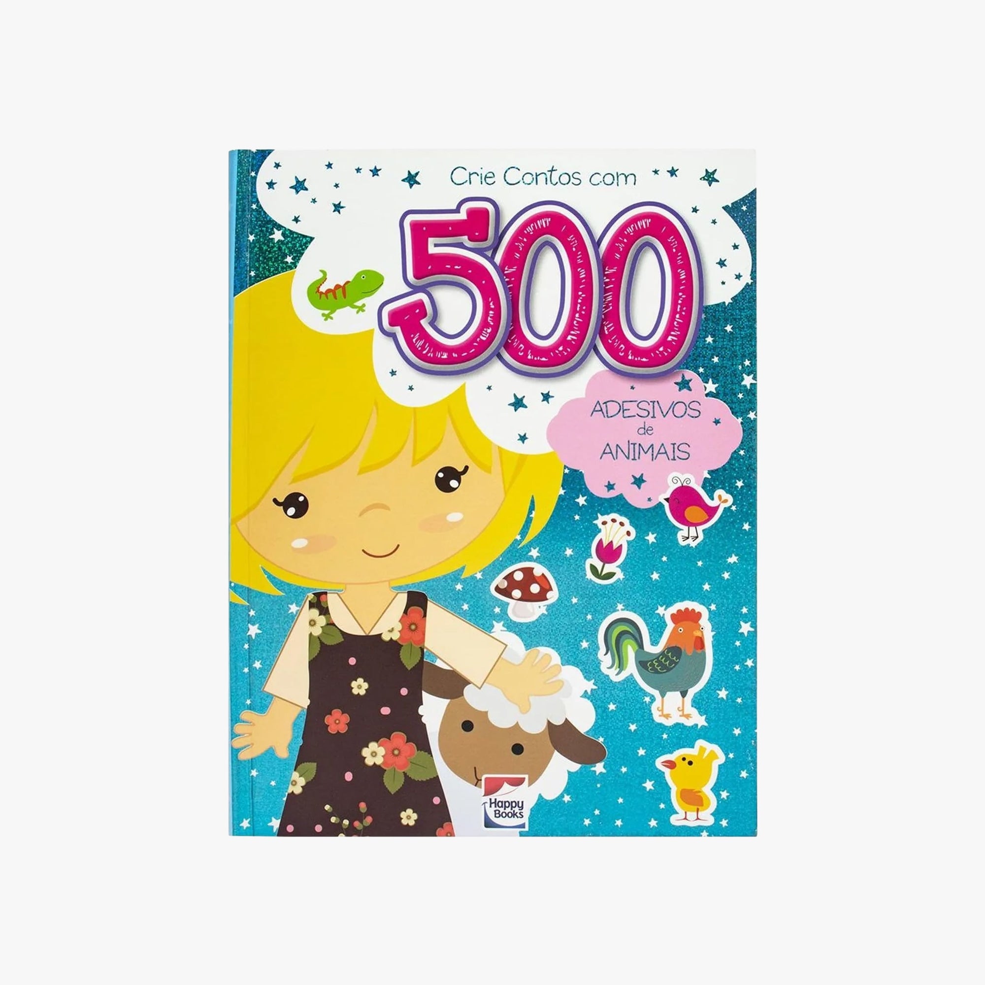 Livro Crie Contos com 500 Adesivos Animais