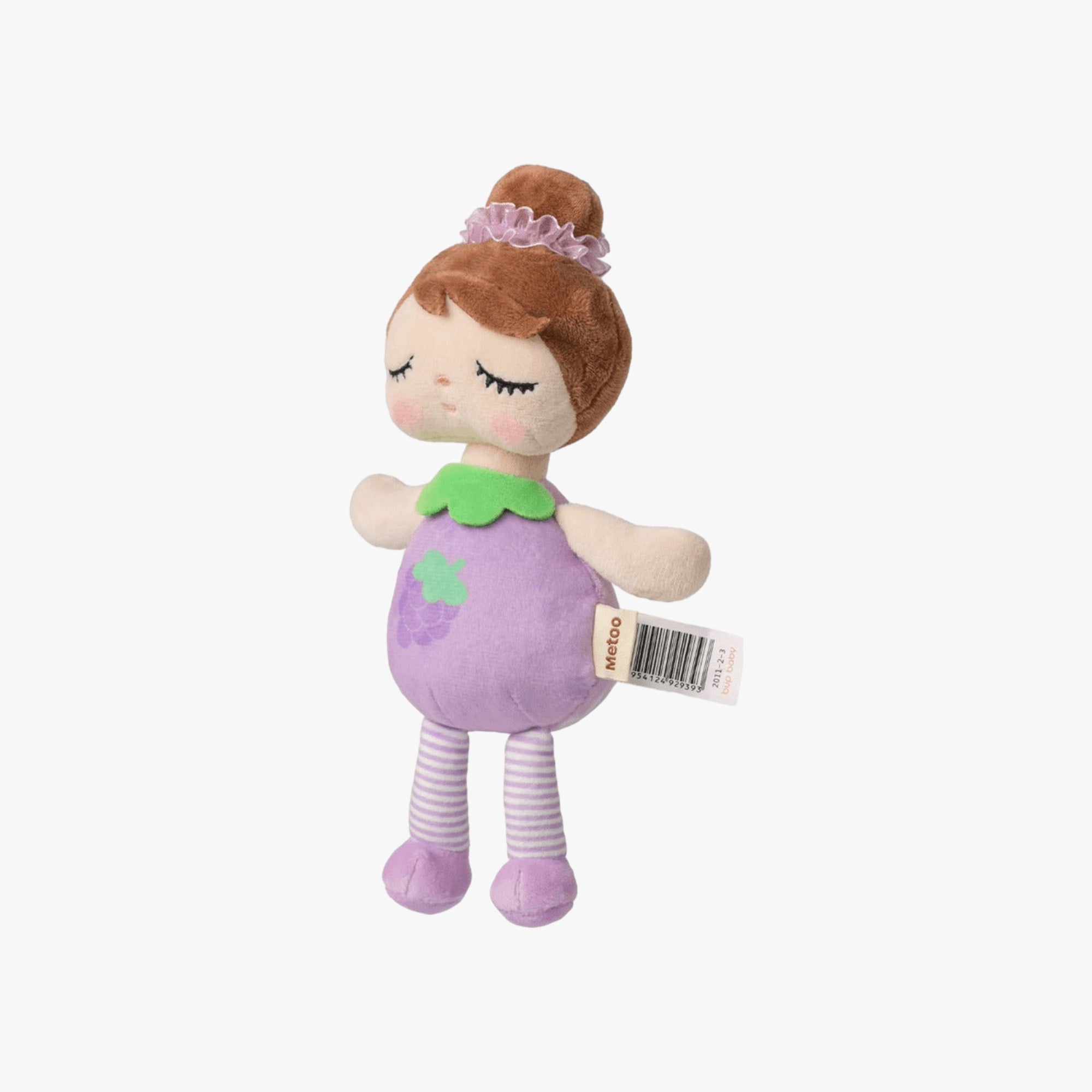 Mini Boneca Infantil de Pano Frutinha Uvinha