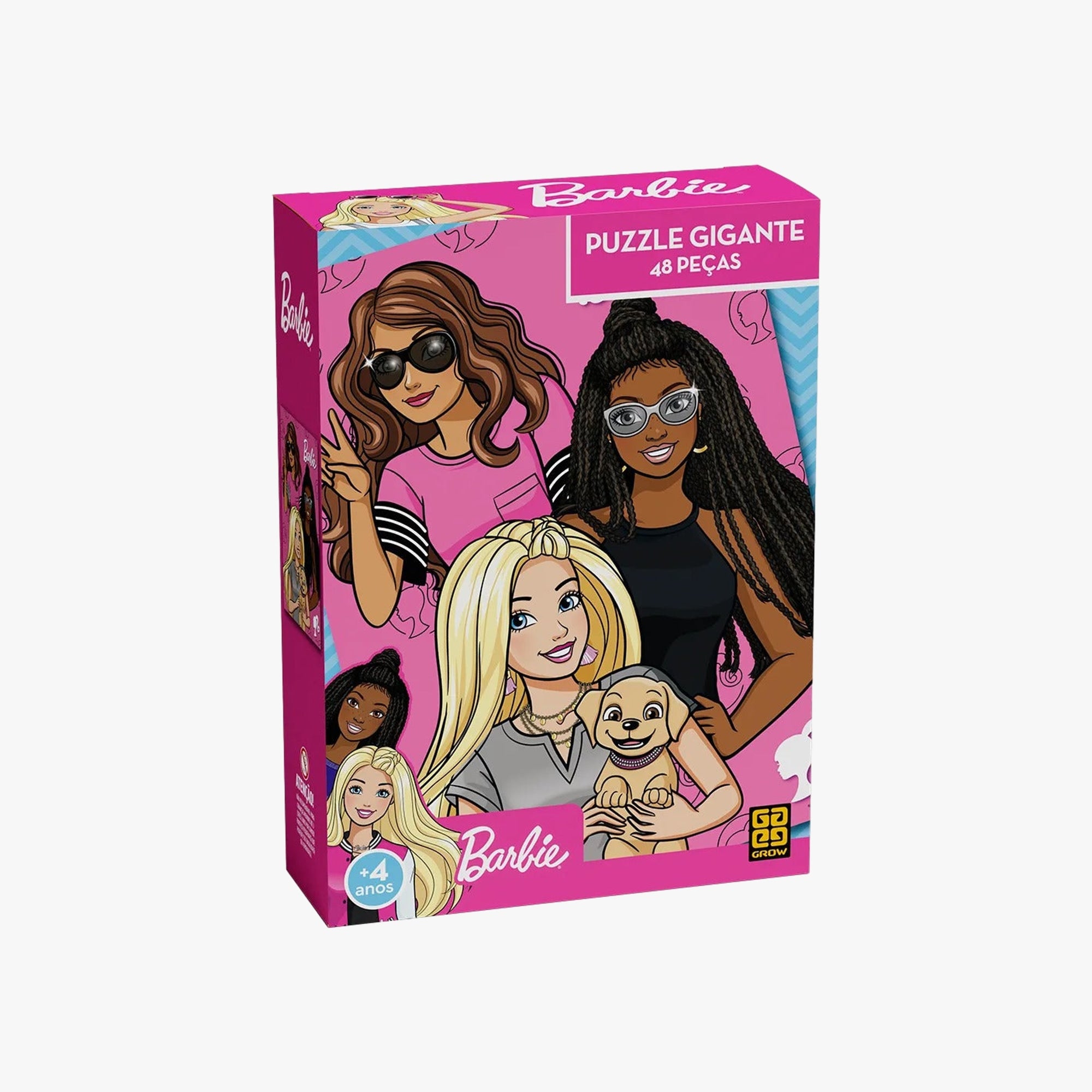 Quebra-Cabeça Infantil Barbie Grandão 48 Peças