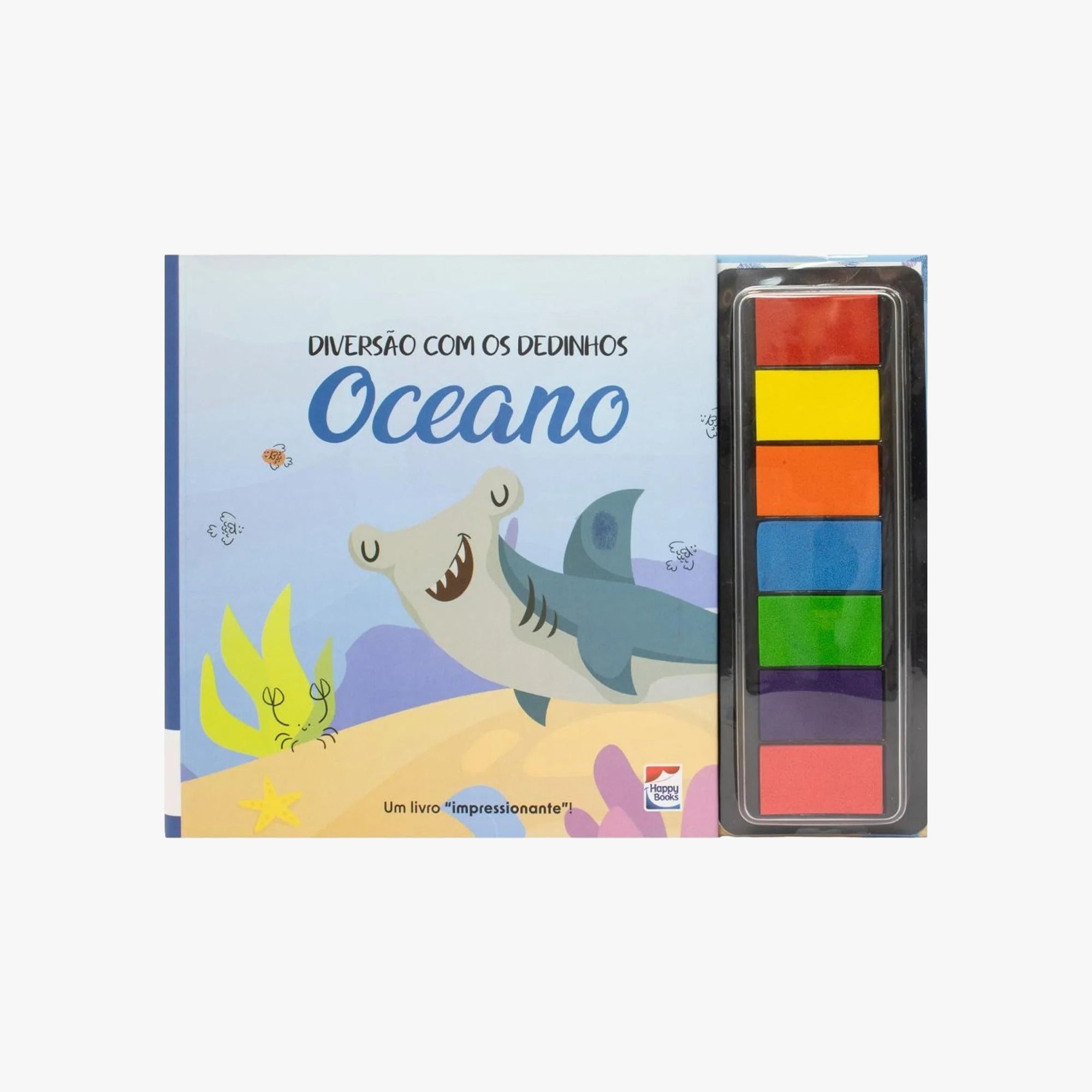 Livro de Pintura Com os Dedinhos Oceano