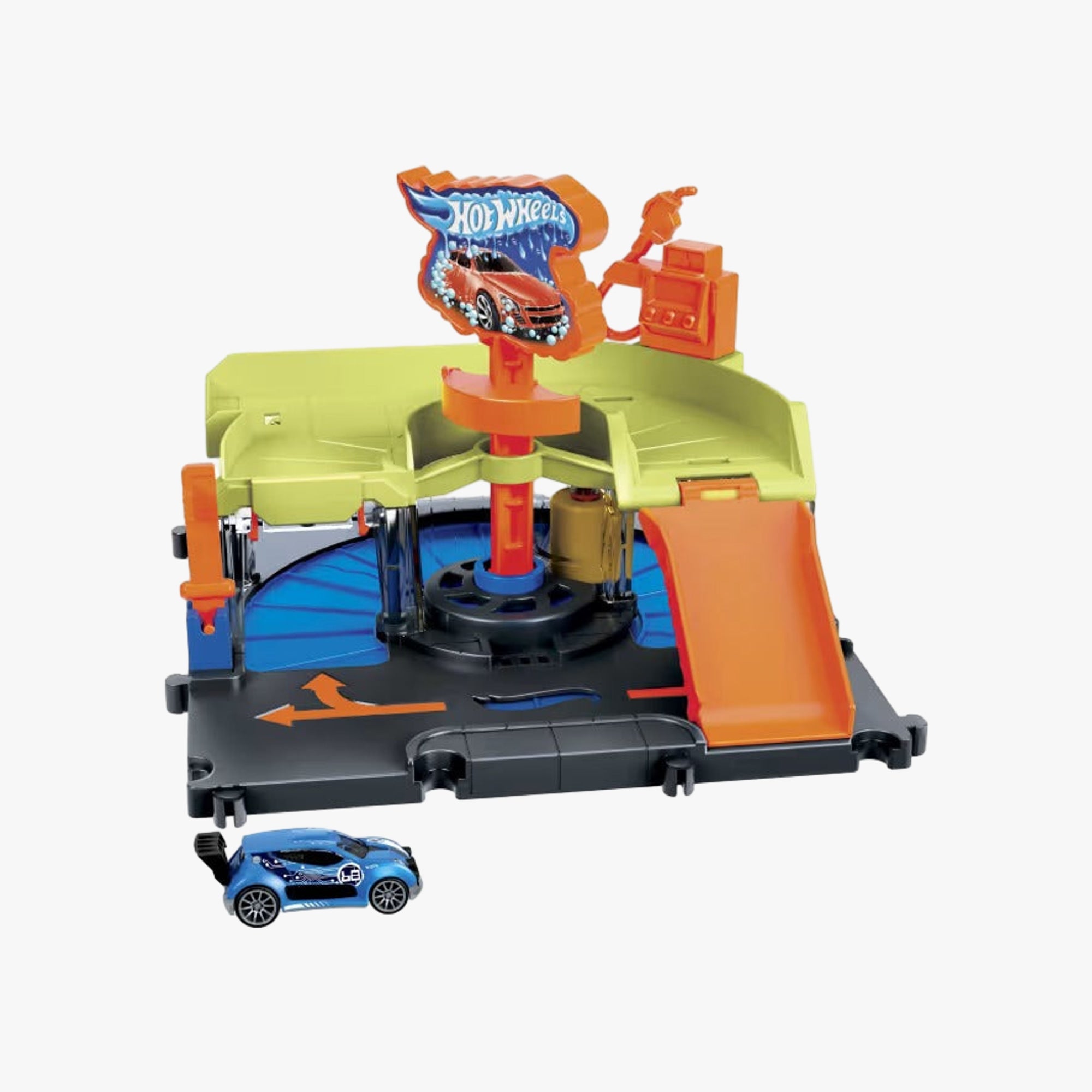Hot Wheels City Pista de Brinquedo Lava-Rápido da Cidade