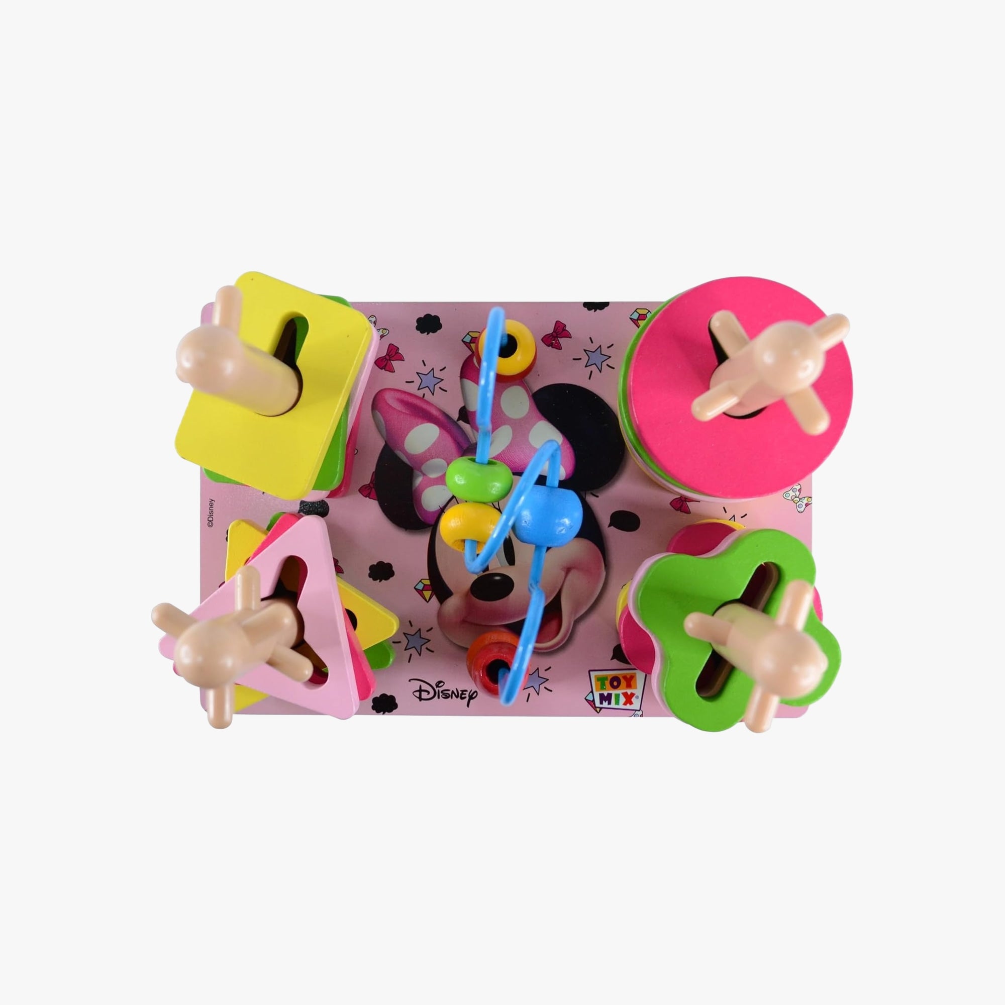 Brinquedo Aramado Divertido Cores e Formas Minnie