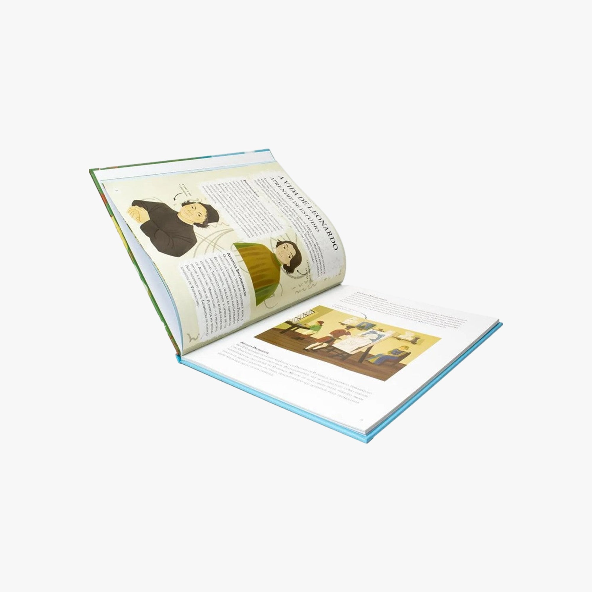 Livro Mentes Curiosas As Extraordinárias Ideias de Leonardo da Vinci