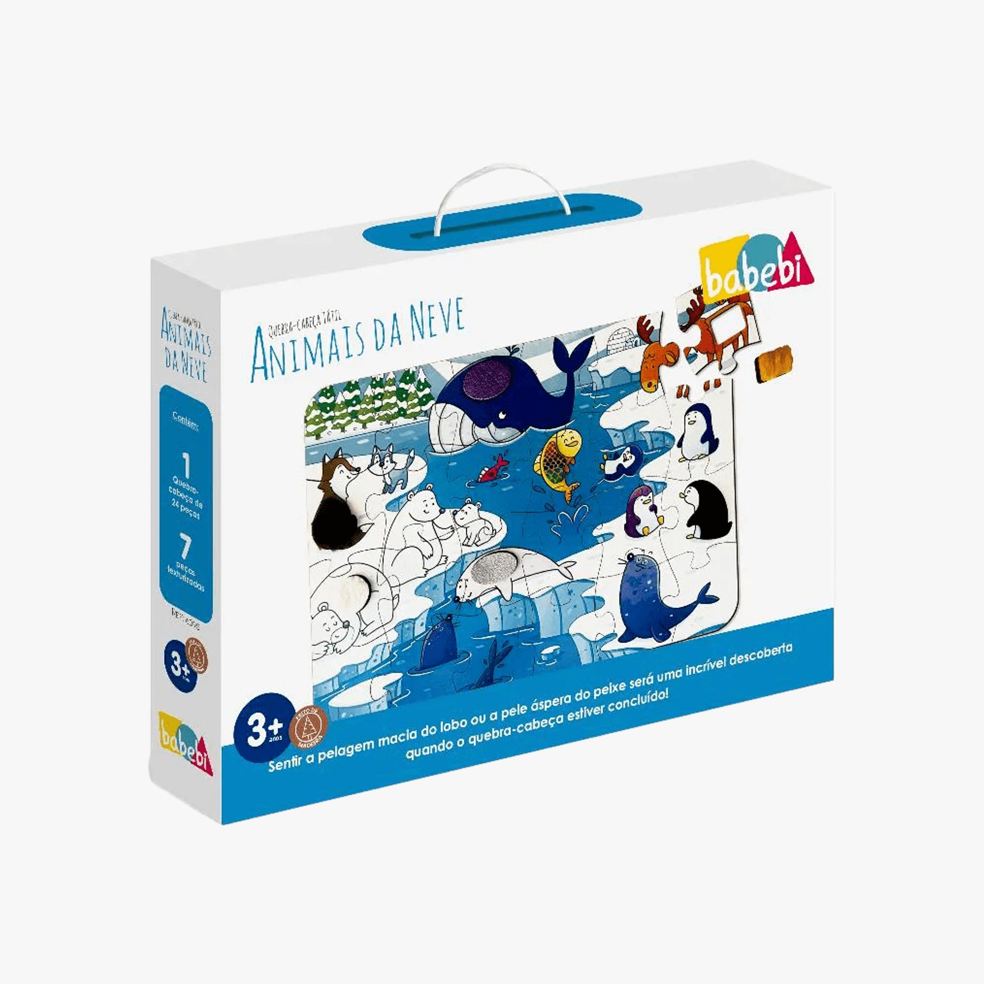 Quebra-cabeça Animais da Neve Tatil