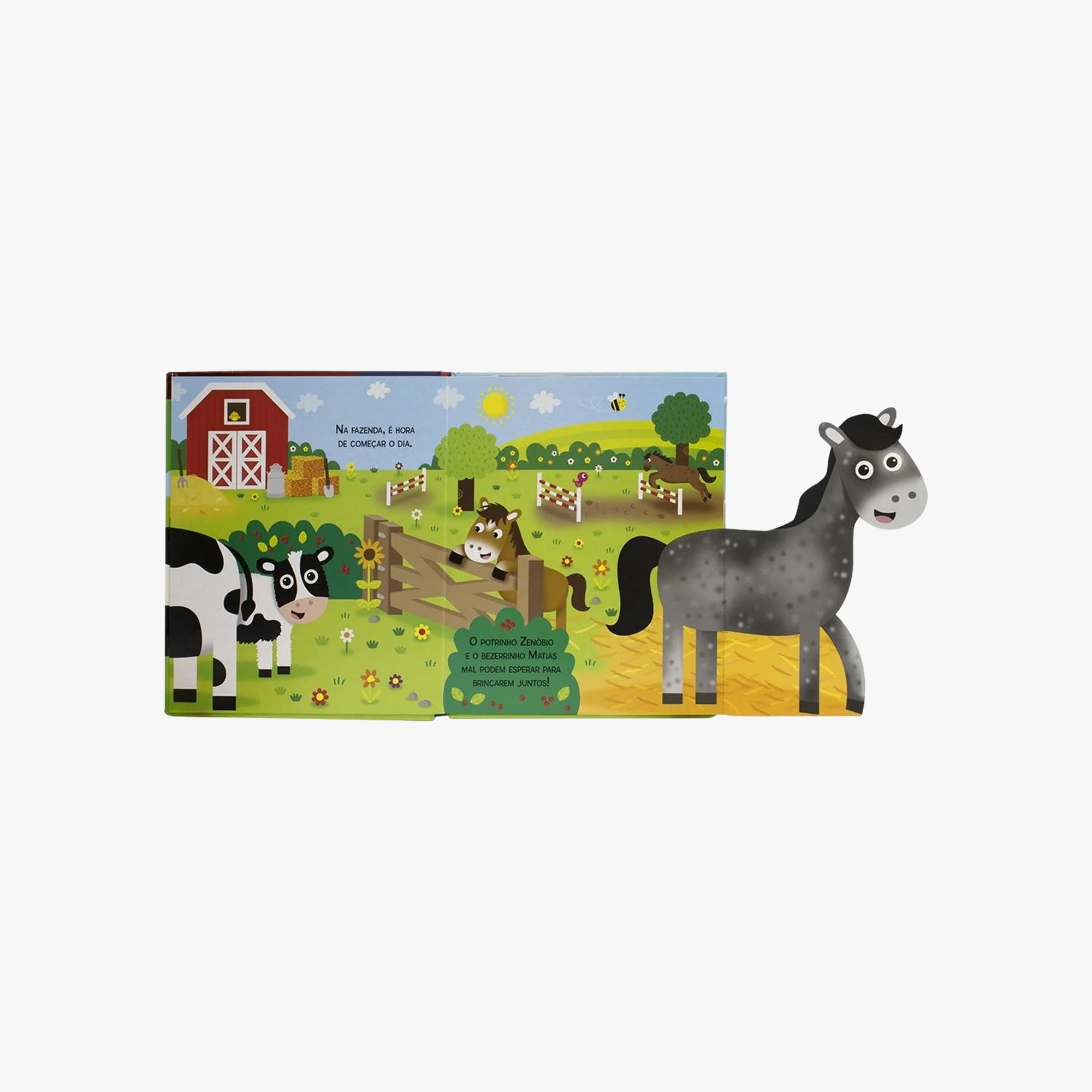 Livro Infantil Divertido Dobraduras Fazenda